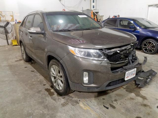 KIA SORENTO EX 2014 5xyku4a77eg502487