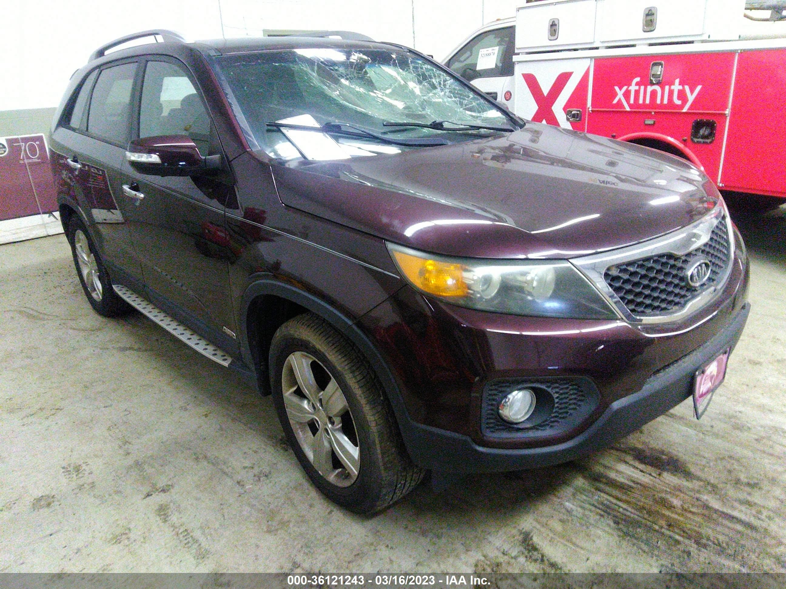 KIA SORENTO 2012 5xykuda20cg204509