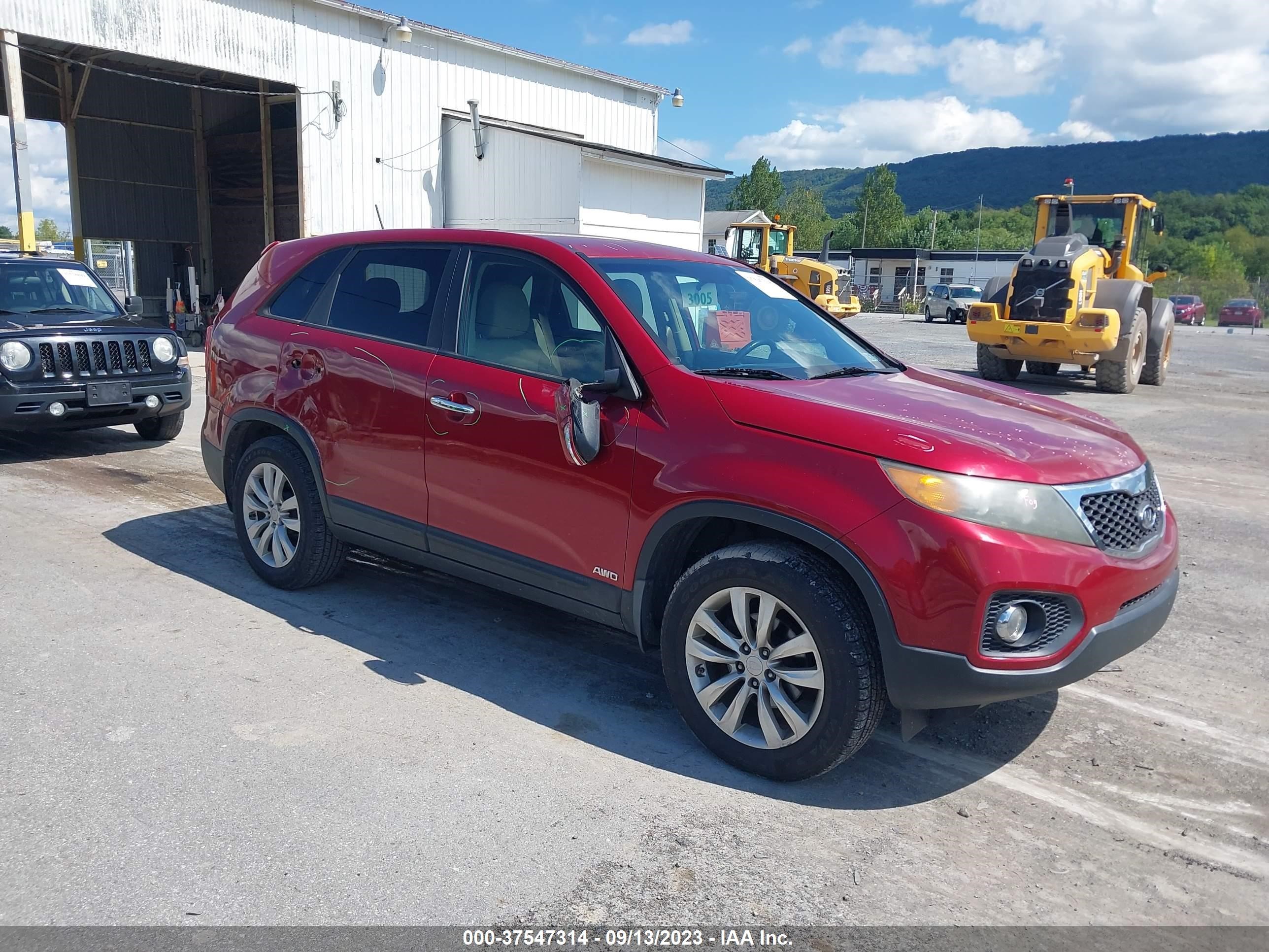 KIA SORENTO 2011 5xykuda25bg011352