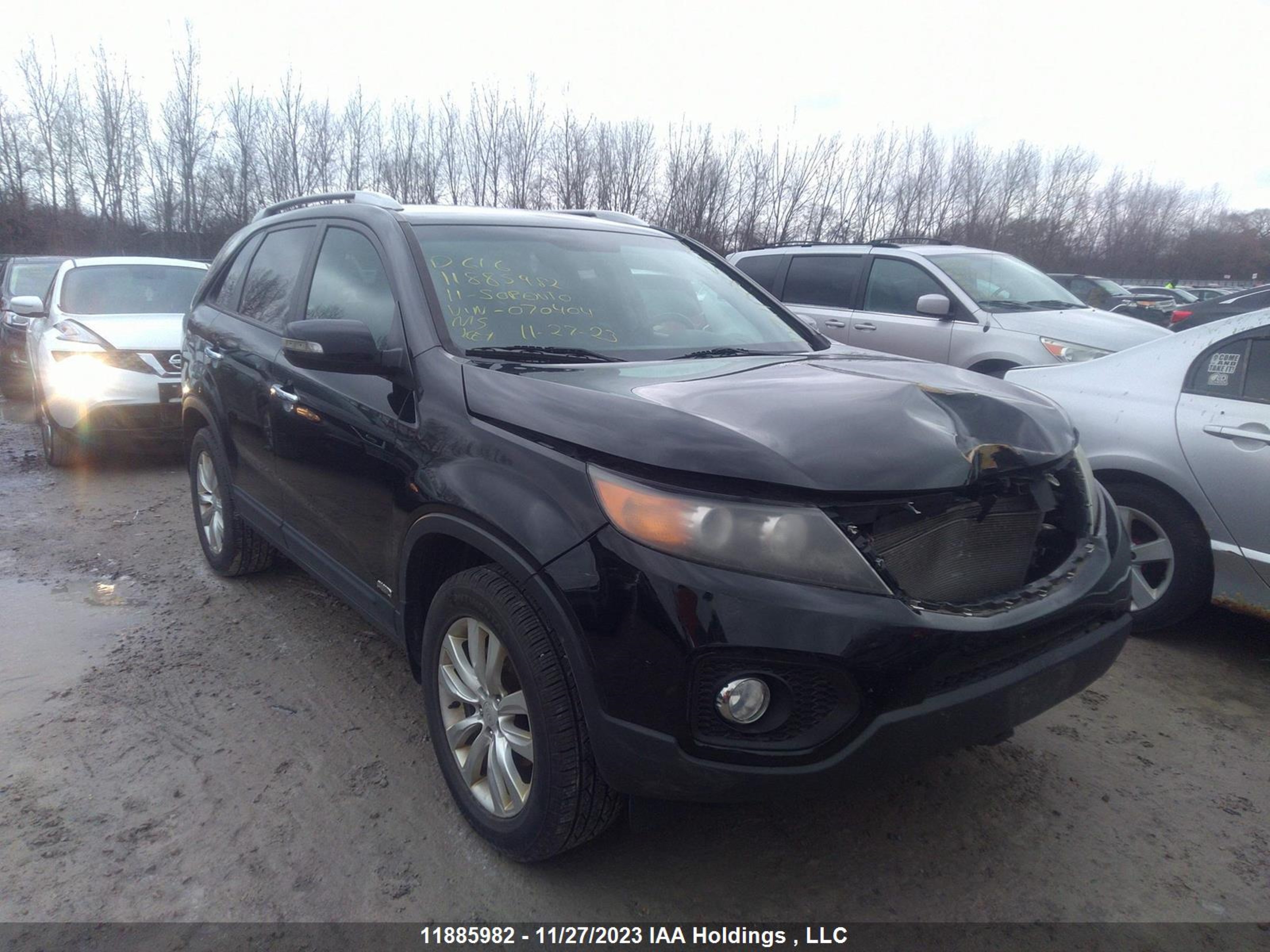 KIA SORENTO 2011 5xykuda27bg070404