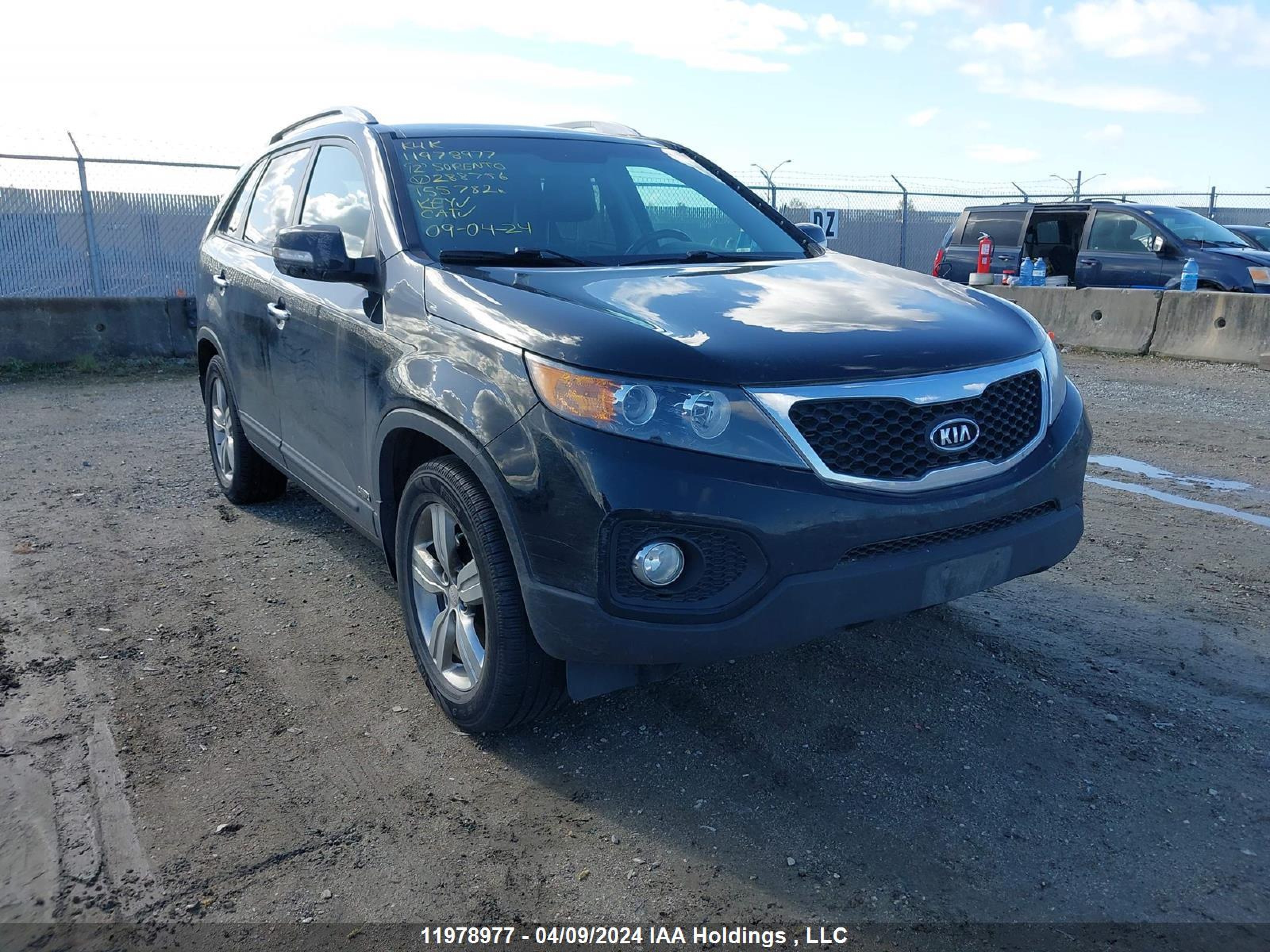 KIA SORENTO 2012 5xykuda28cg288756