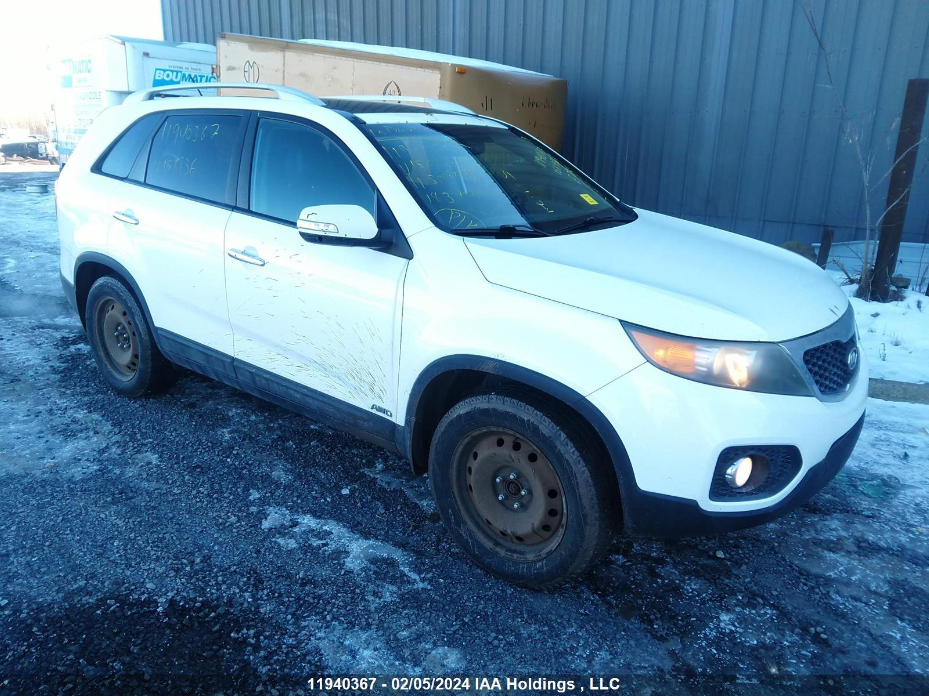 KIA SORENTO 2011 5xykuda29bg158936