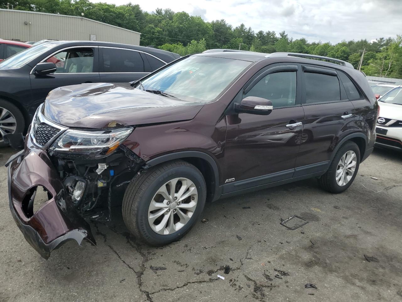 KIA SORENTO 2014 5xykuda71eg434445