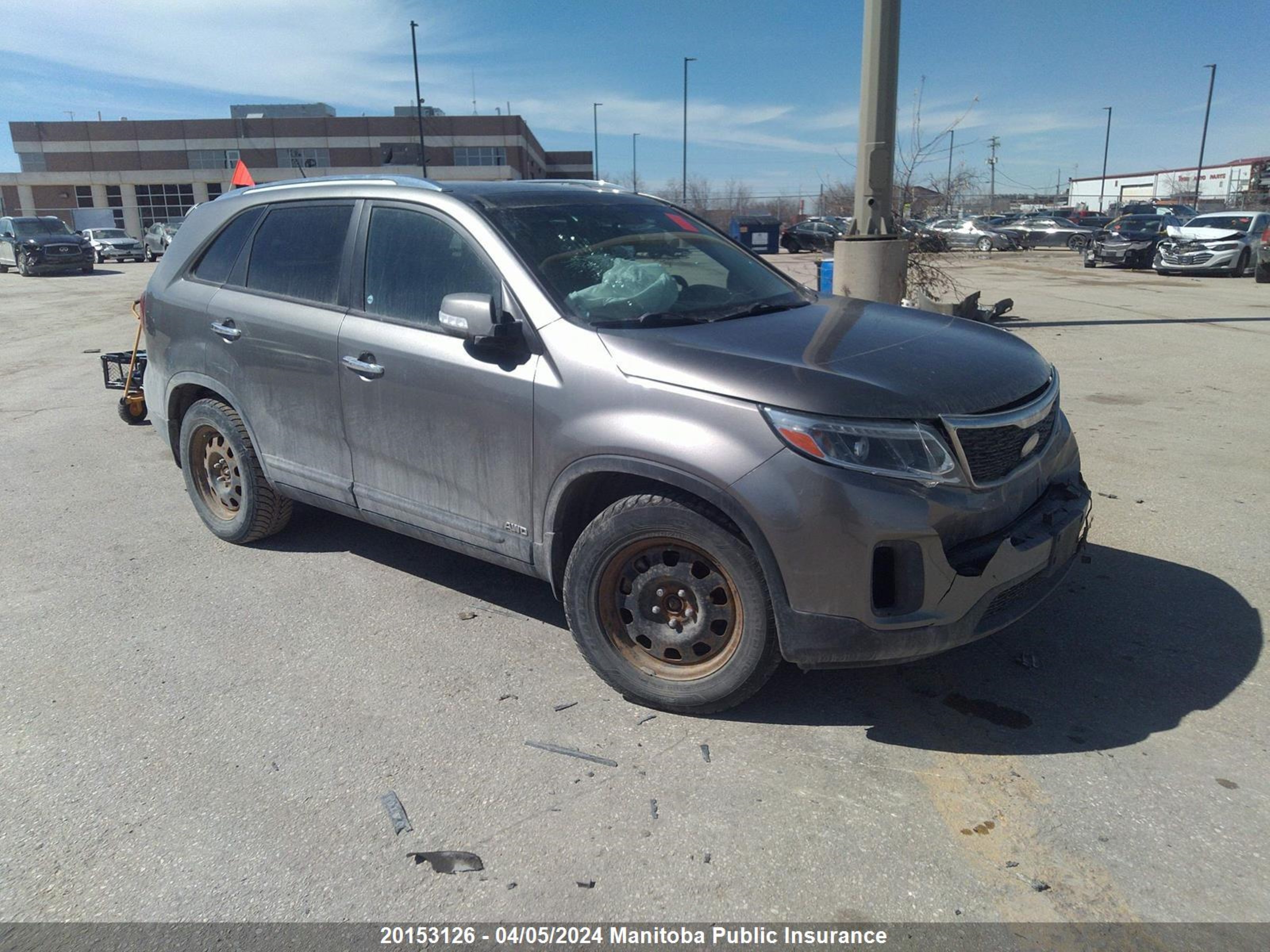 KIA SORENTO 2015 5xykuda72fg575560