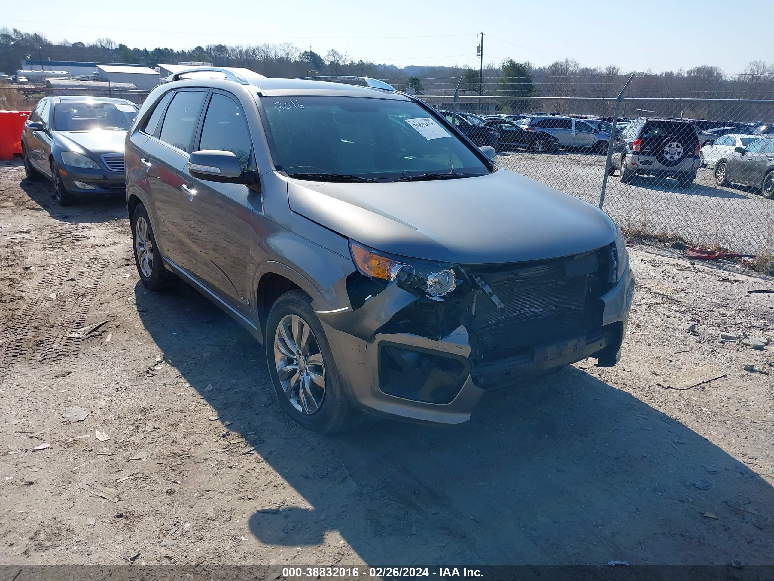 KIA SORENTO 2012 5xykwda20cg272626