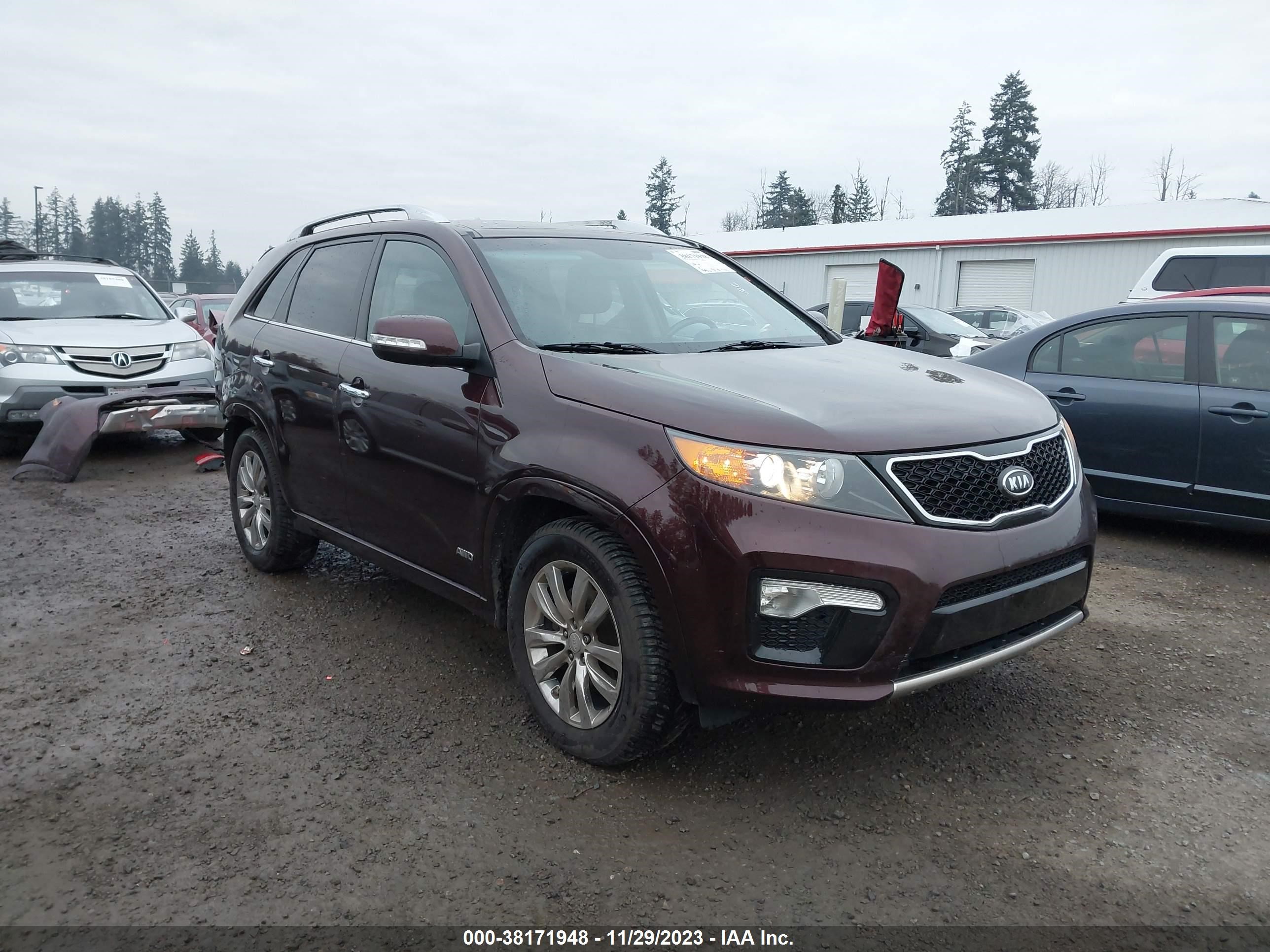 KIA SORENTO 2012 5xykwda21cg285403