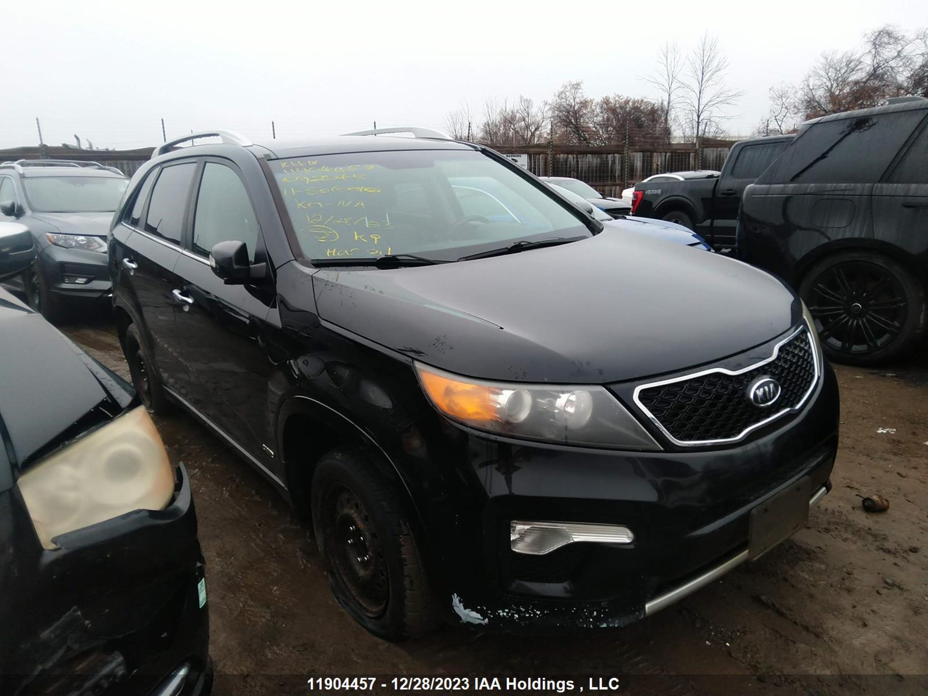 KIA SORENTO 2011 5xykwda22bg092045