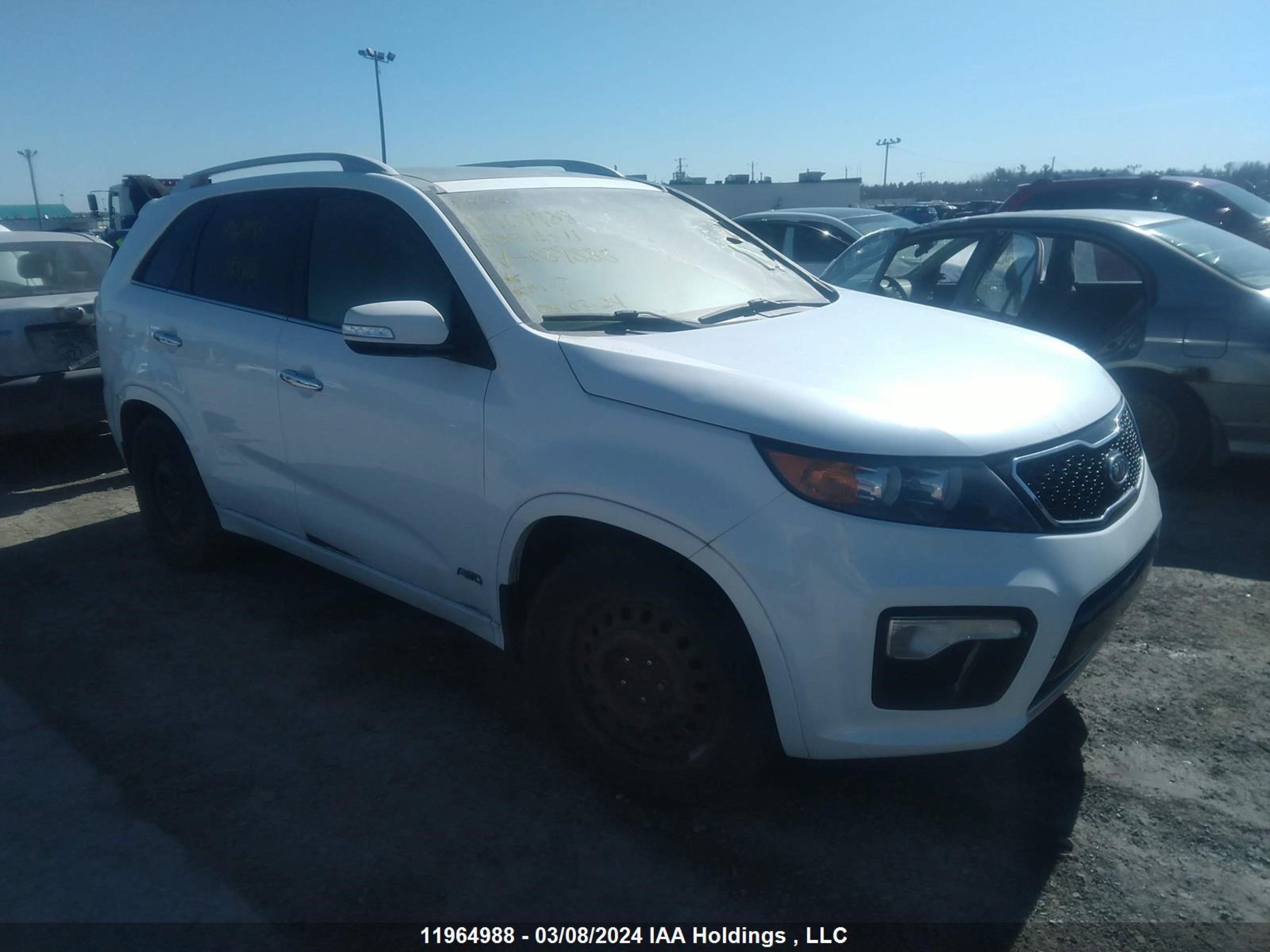 KIA SORENTO 2011 5xykwda24bg089888