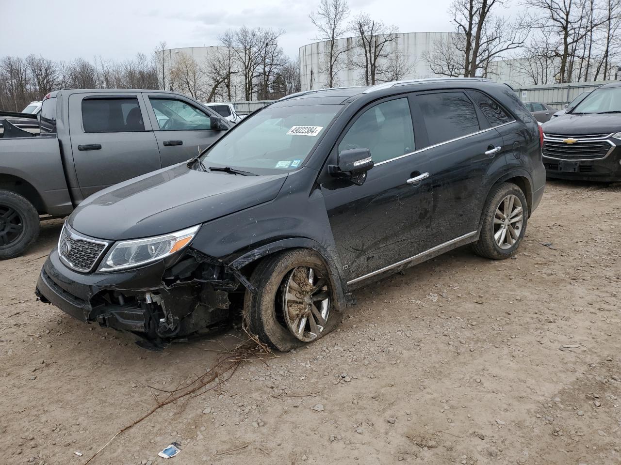 KIA SORENTO 2014 5xykwda70eg484747