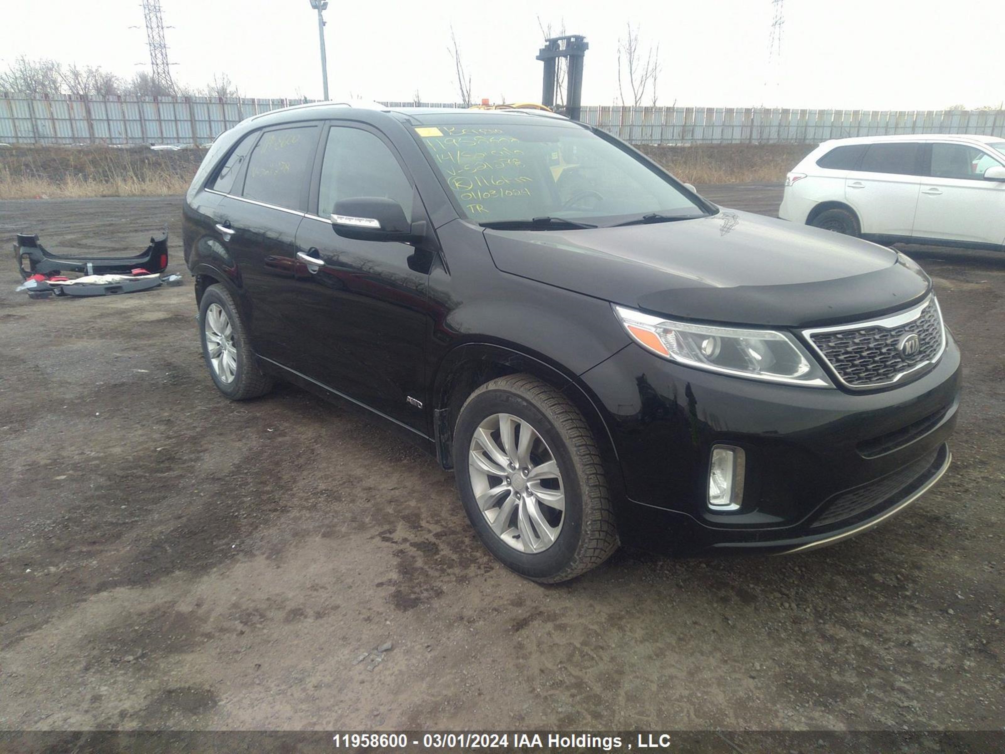 KIA SORENTO 2014 5xykwda72eg521278