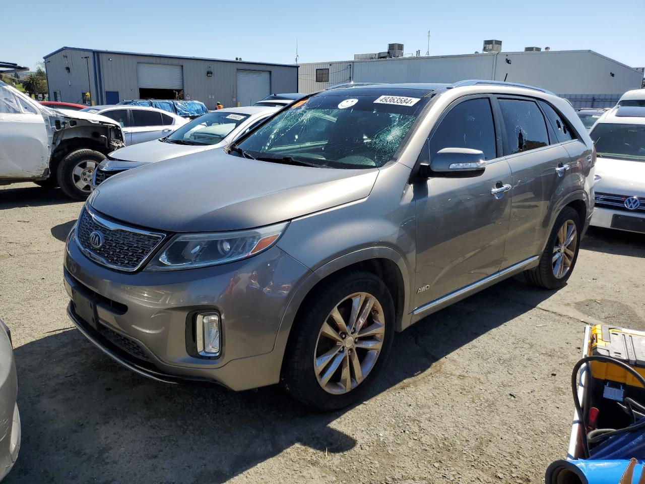 KIA SORENTO 2014 5xykwda74eg485187