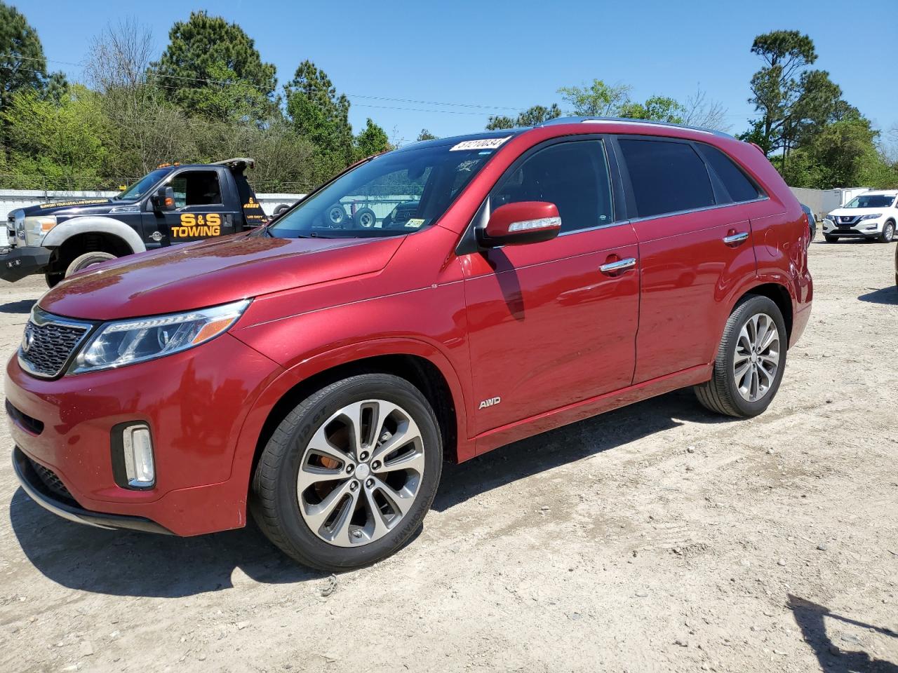 KIA SORENTO 2014 5xykwda78eg467291