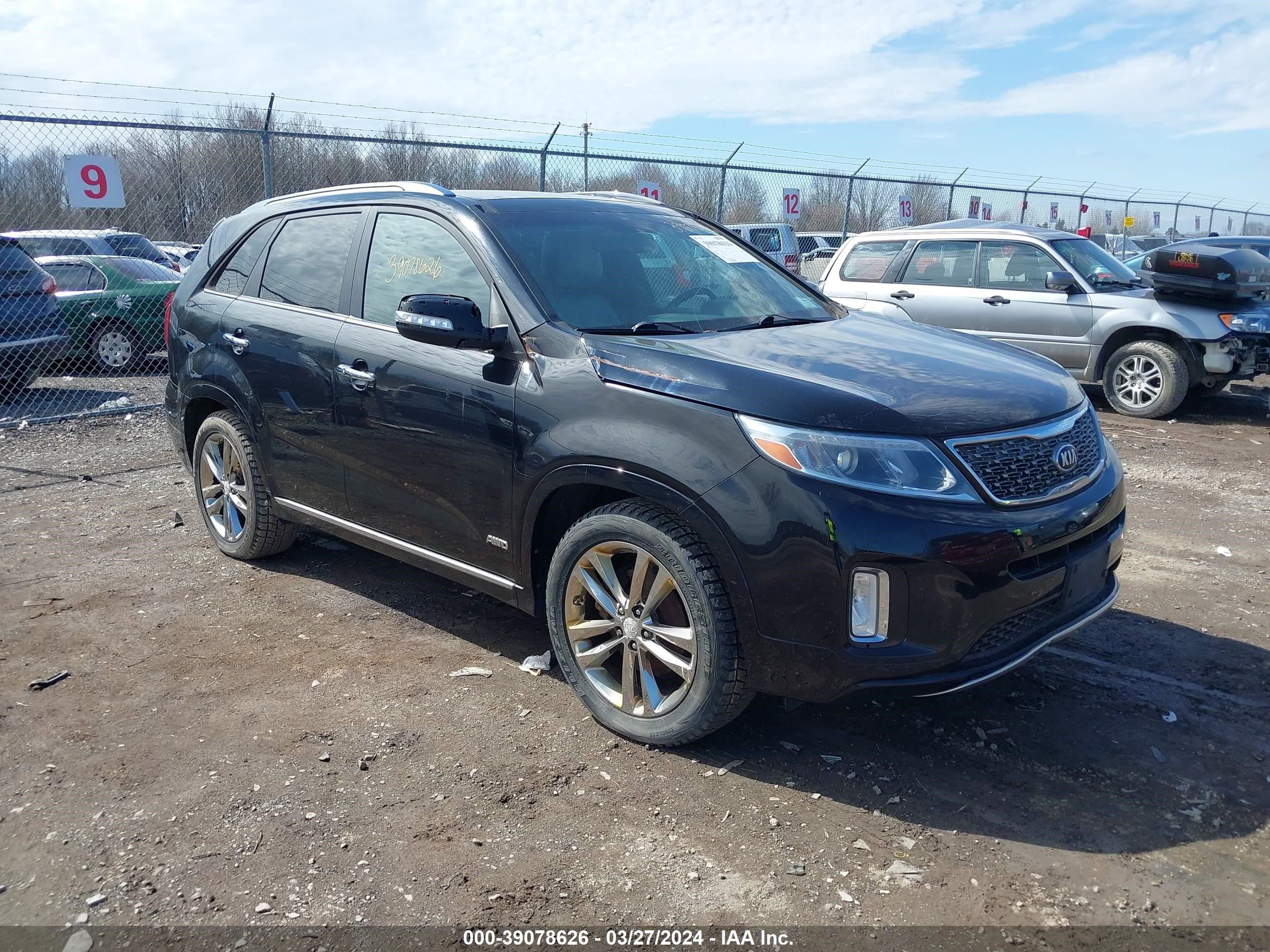 KIA SORENTO 2014 5xykwda78eg499836