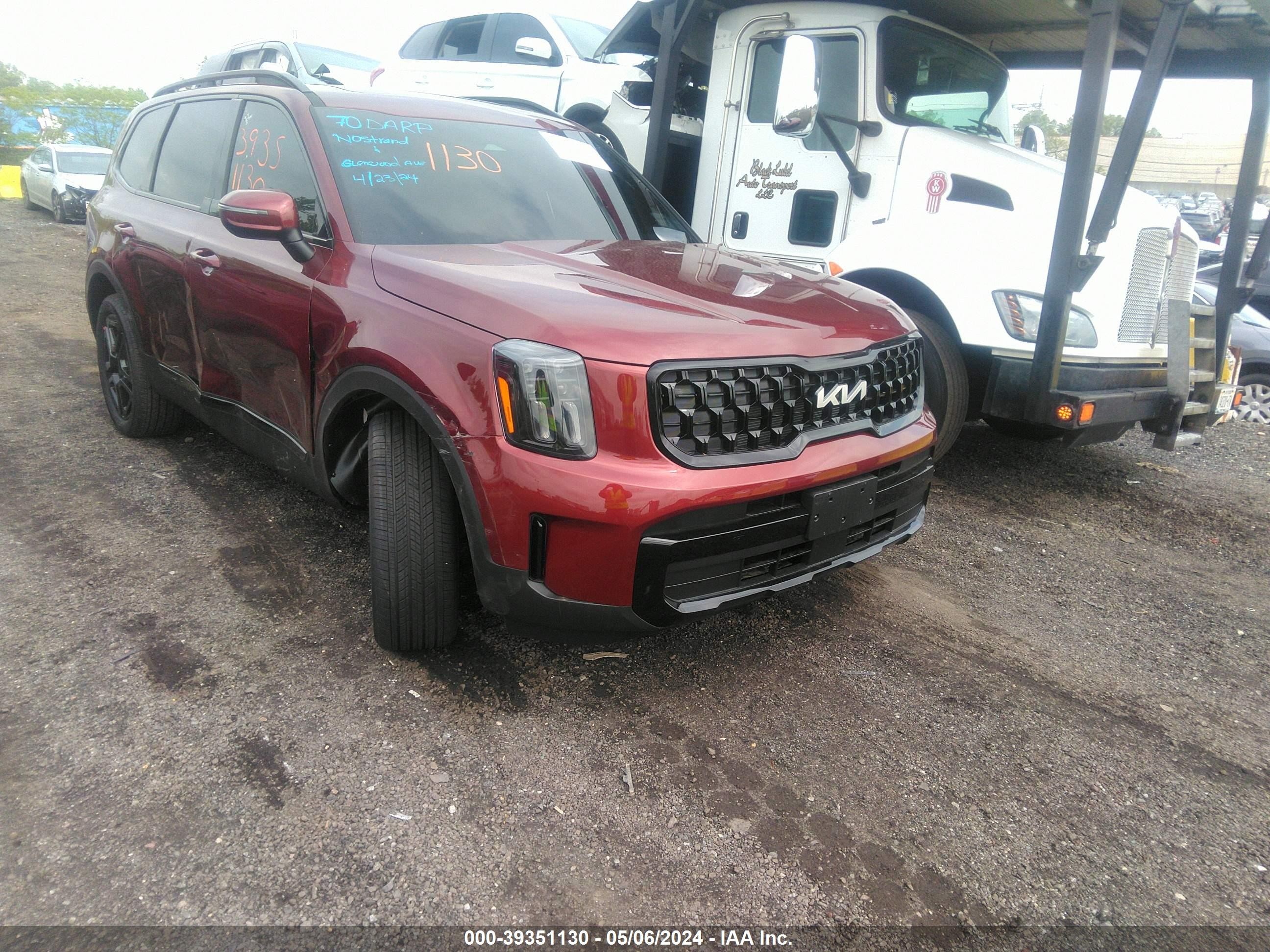 KIA TELLURIDE 2024 5xyp3dgc2rg506272