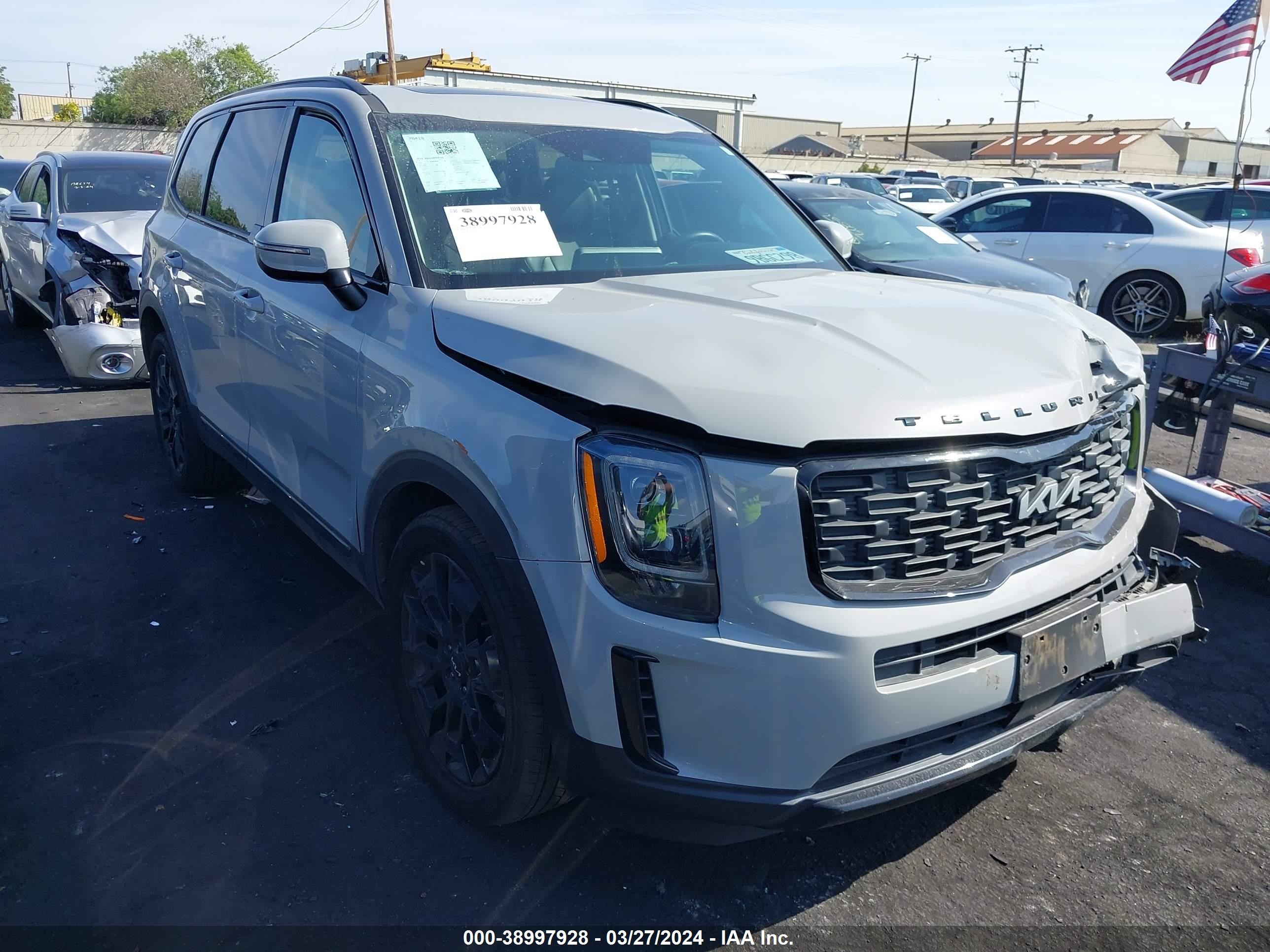 KIA TELLURIDE 2022 5xyp3dhc3ng273933