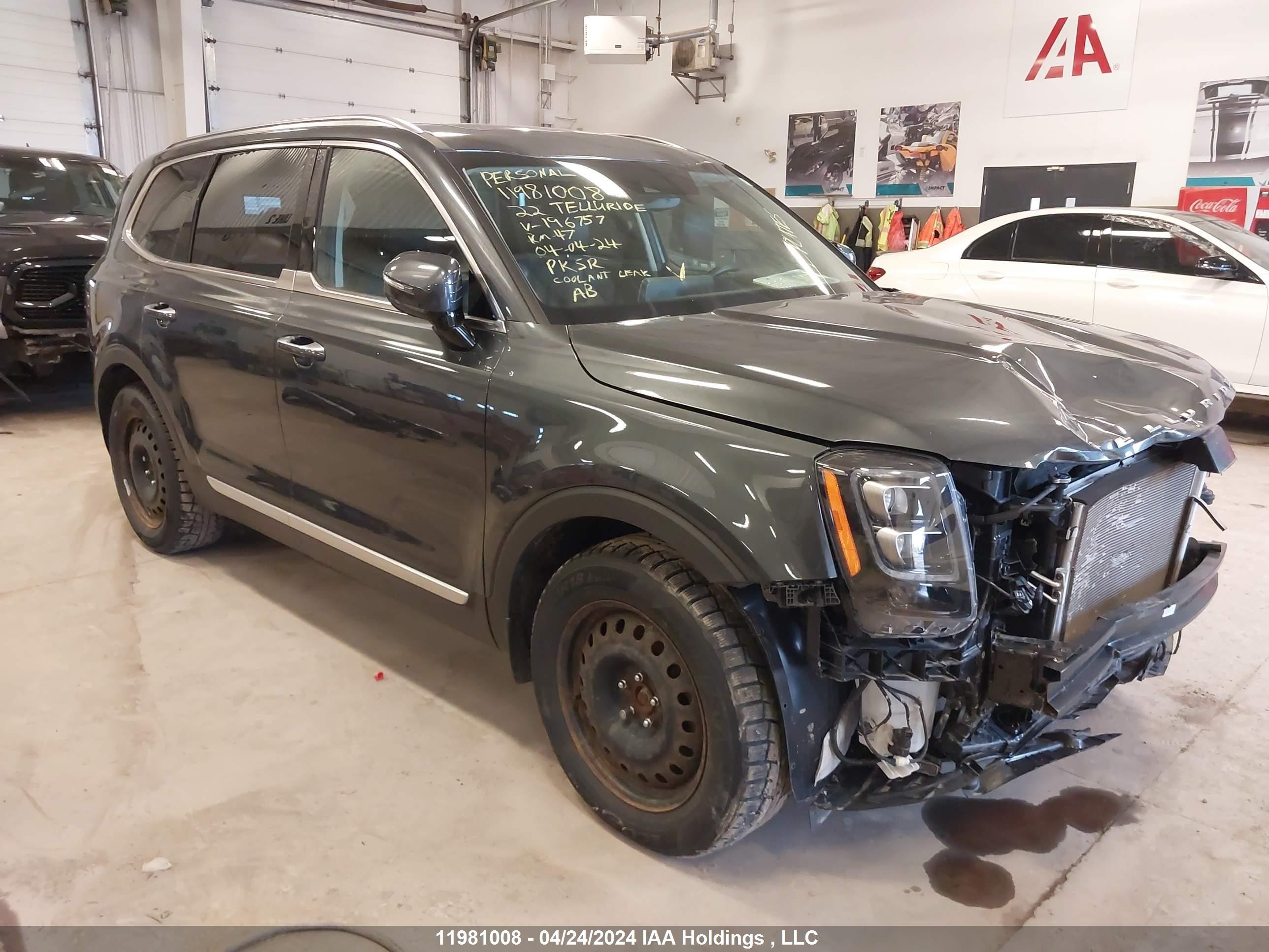 KIA TELLURIDE 2022 5xyp5dhc4ng196757