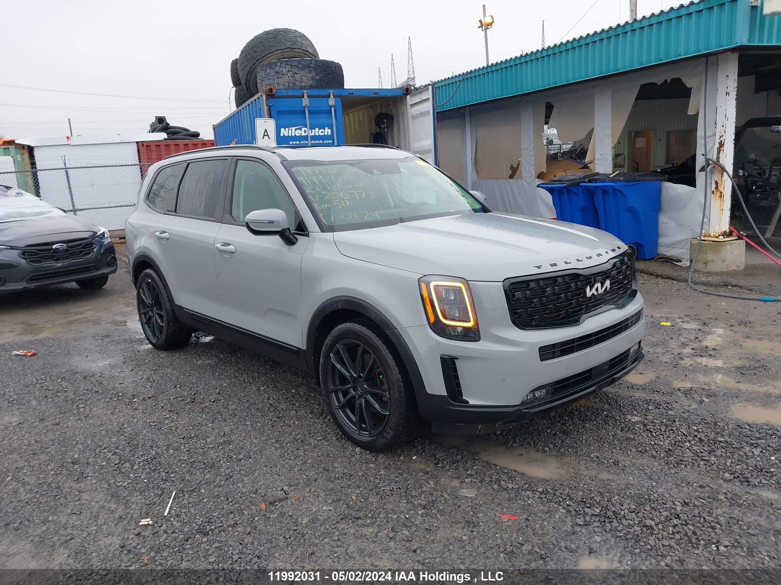 KIA TELLURIDE 2022 5xyp5dhcxng206773