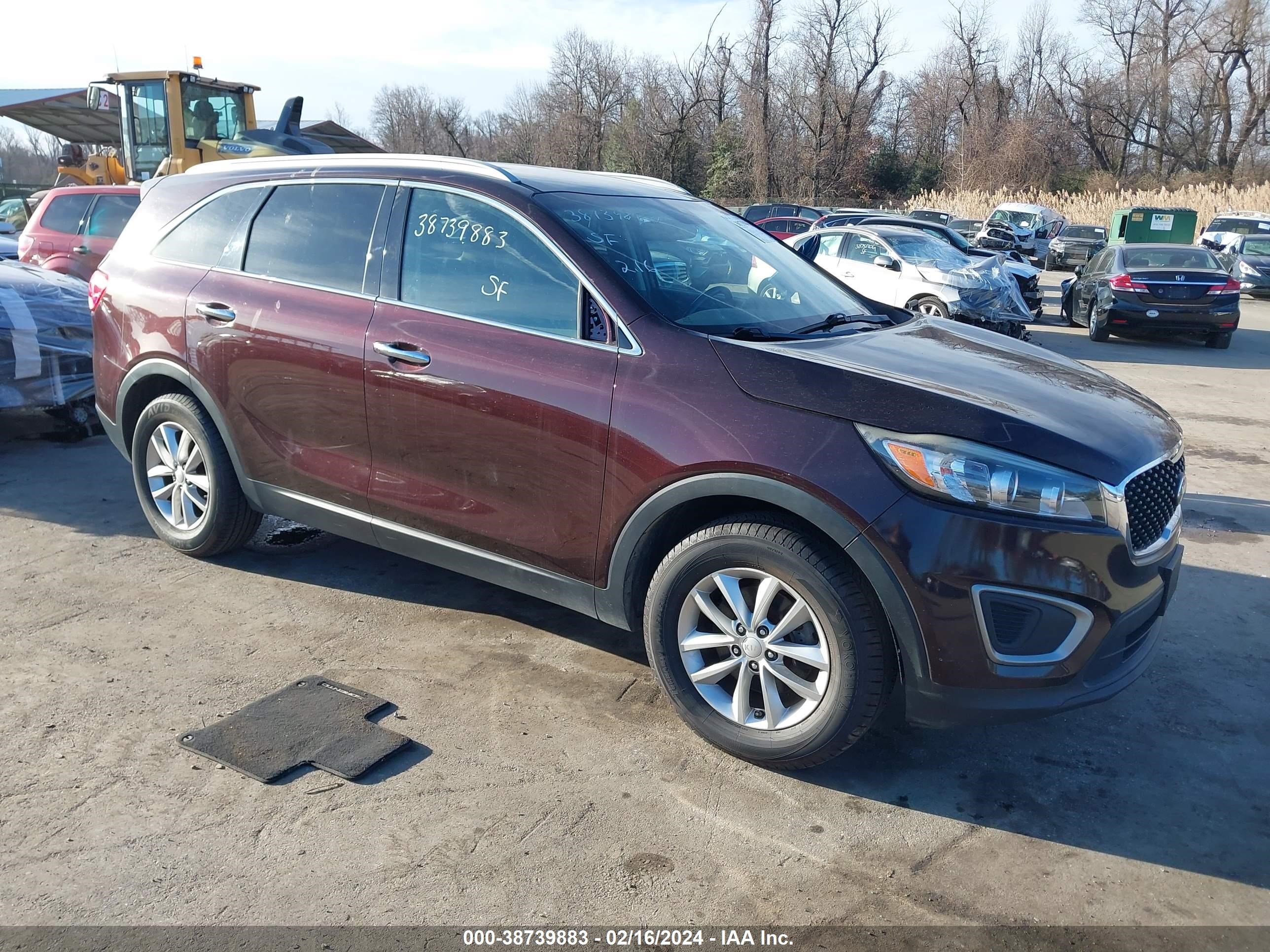 KIA SORENTO 2016 5xypg4a31gg042532