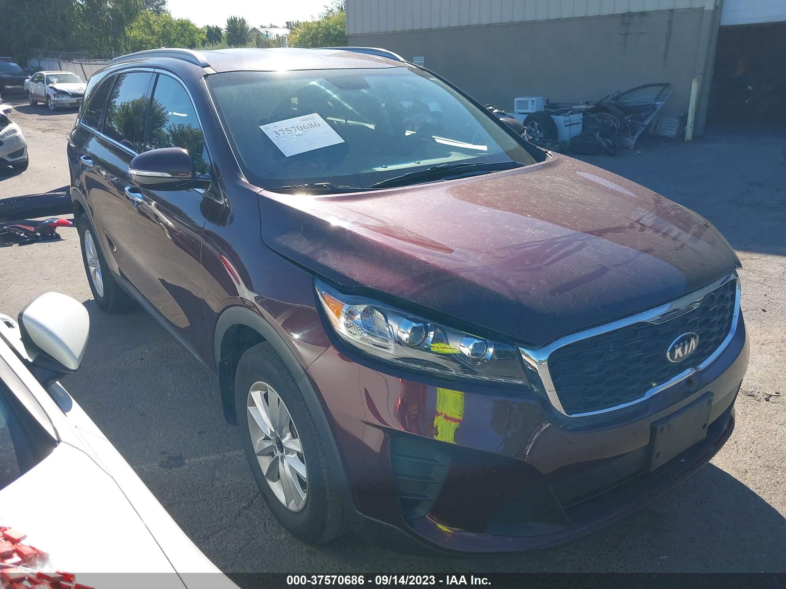 KIA SORENTO 2019 5xypg4a37kg444337