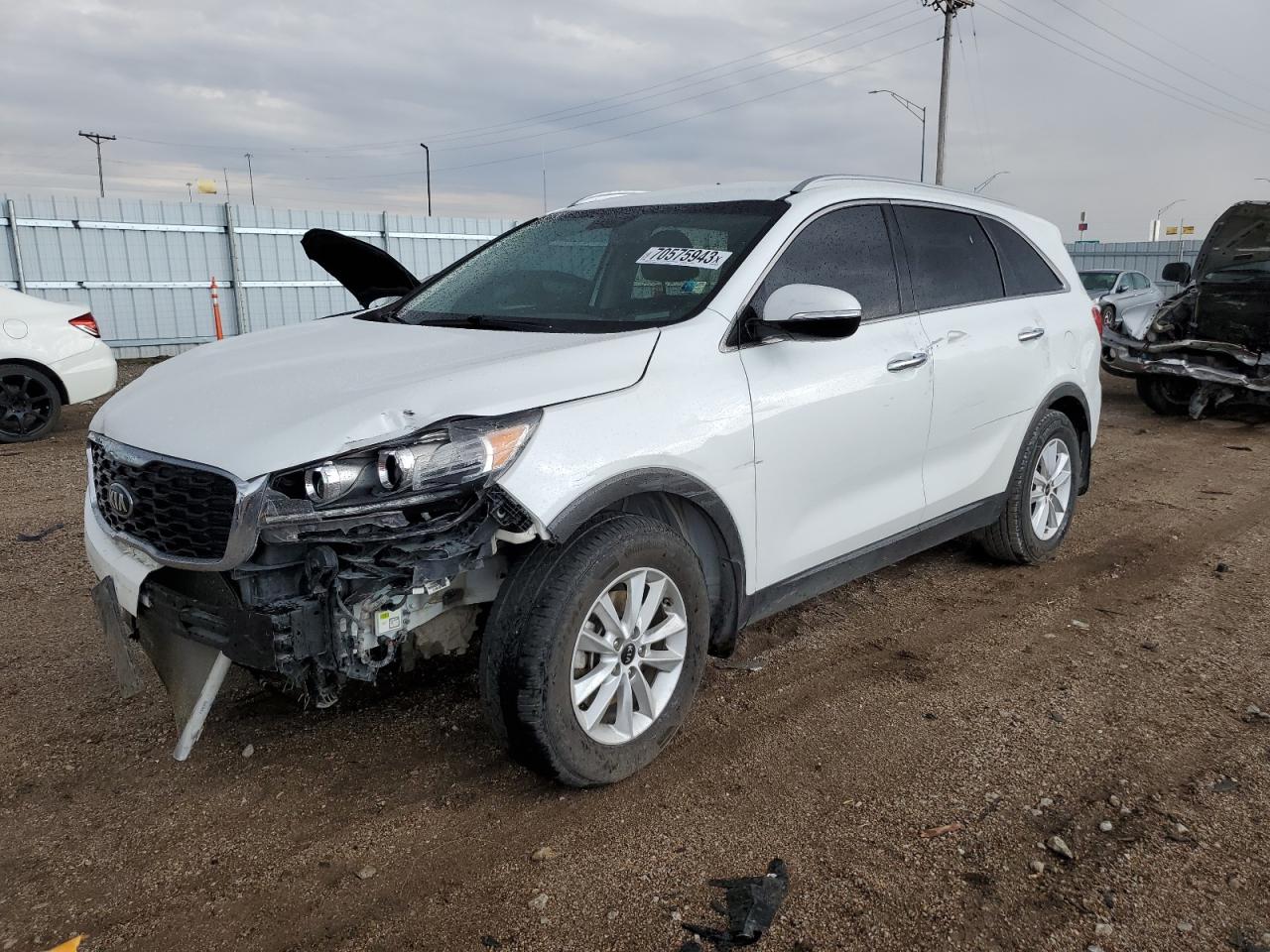 KIA SORENTO 2019 5xypg4a39kg591095