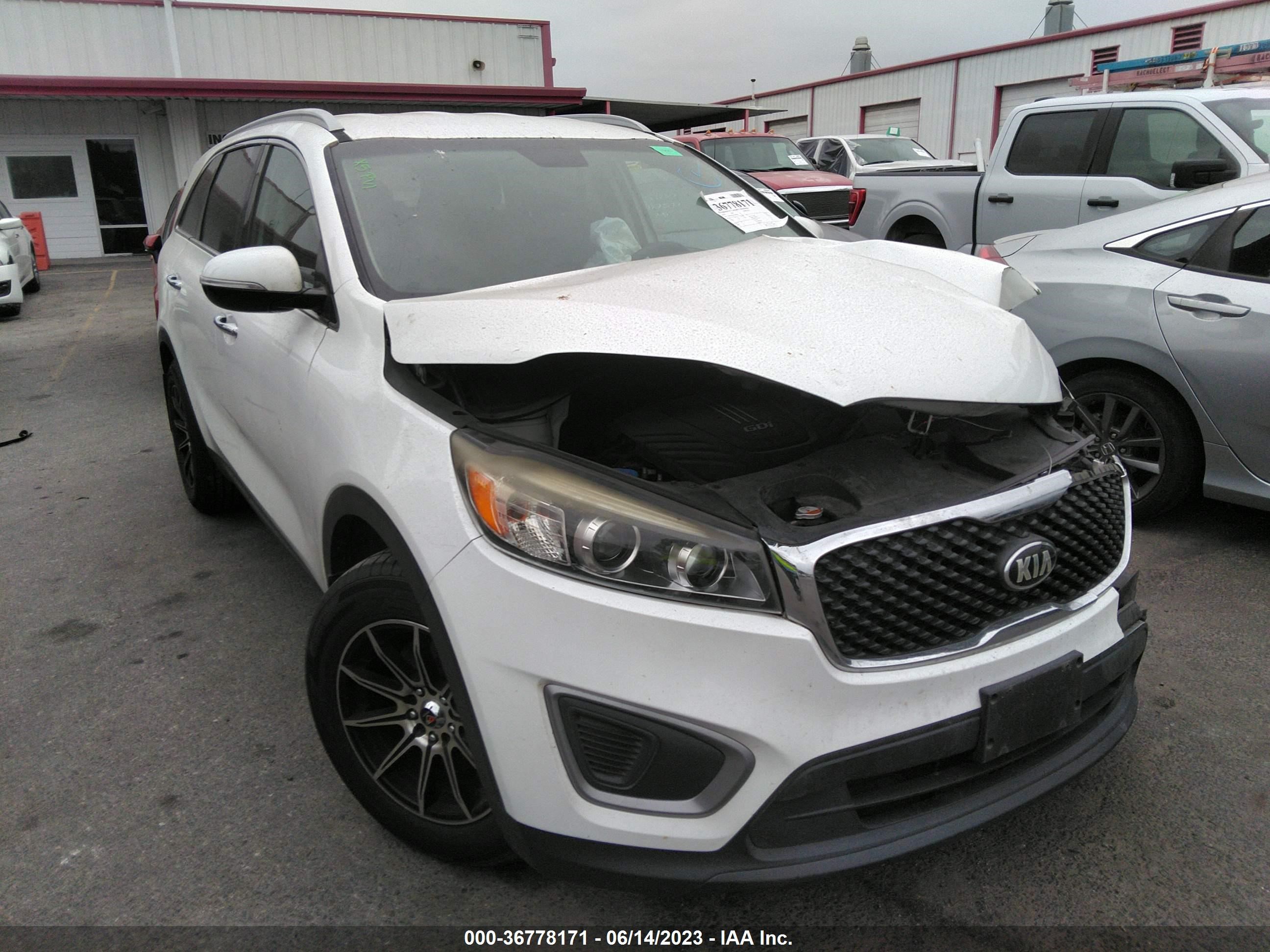 KIA SORENTO 2016 5xypg4a54gg084307