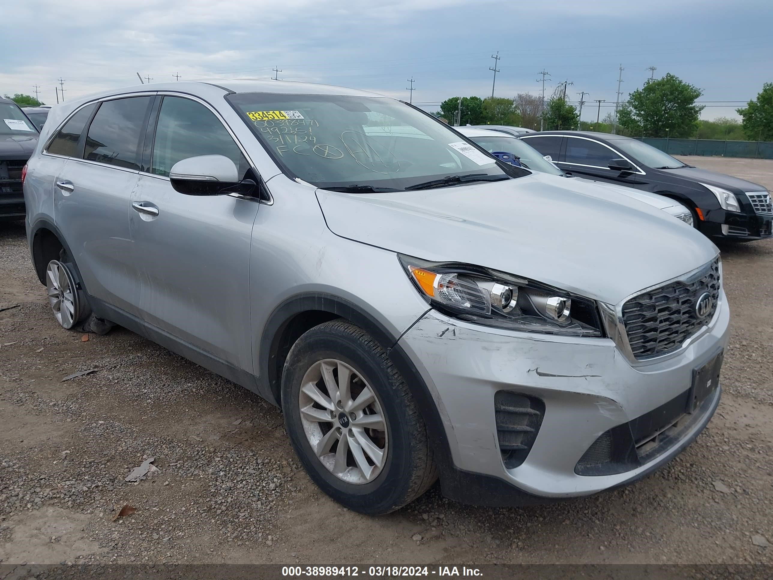 KIA SORENTO 2019 5xypg4a59kg492651