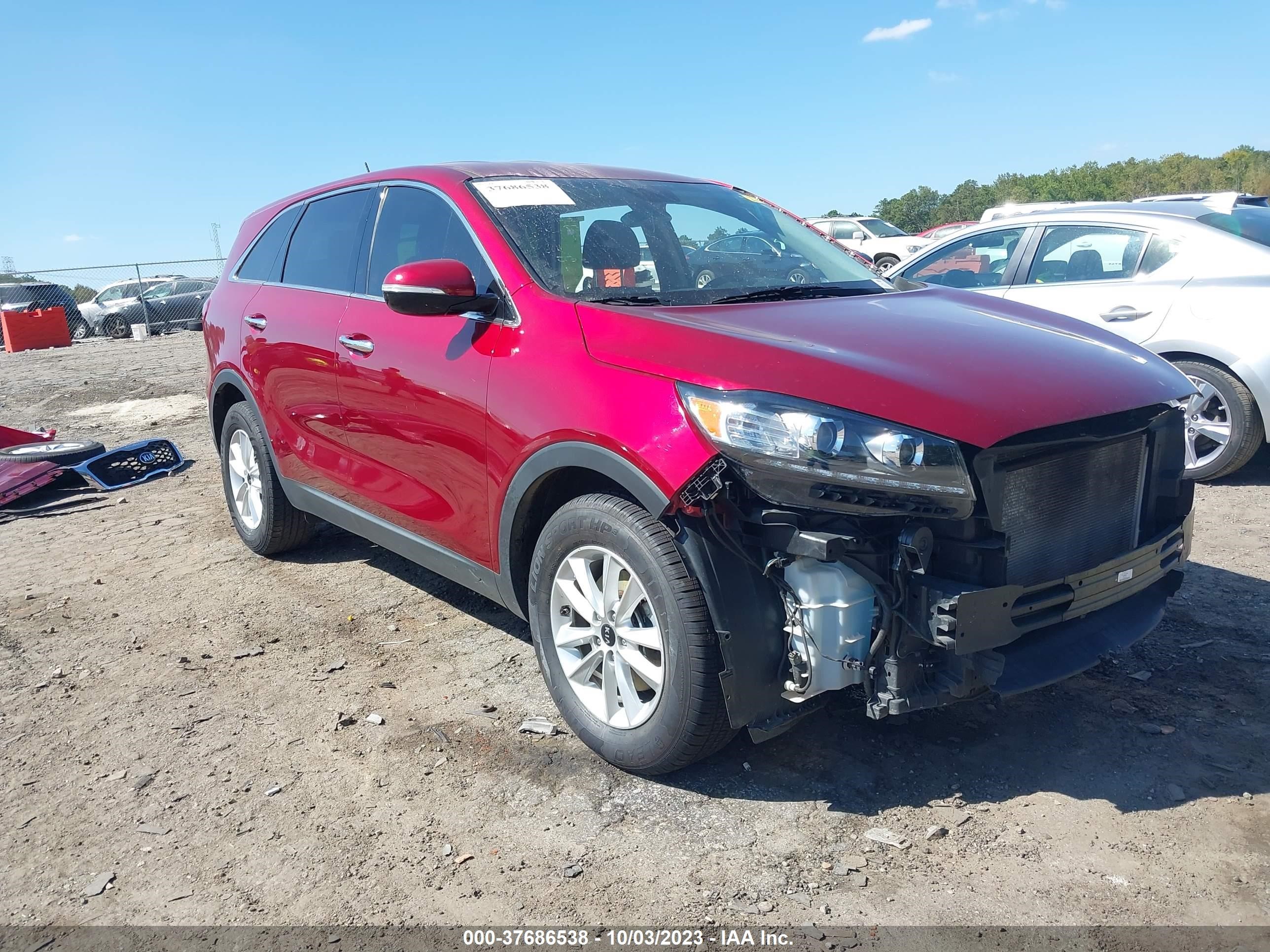 KIA SORENTO 2019 5xypg4a59kg496988