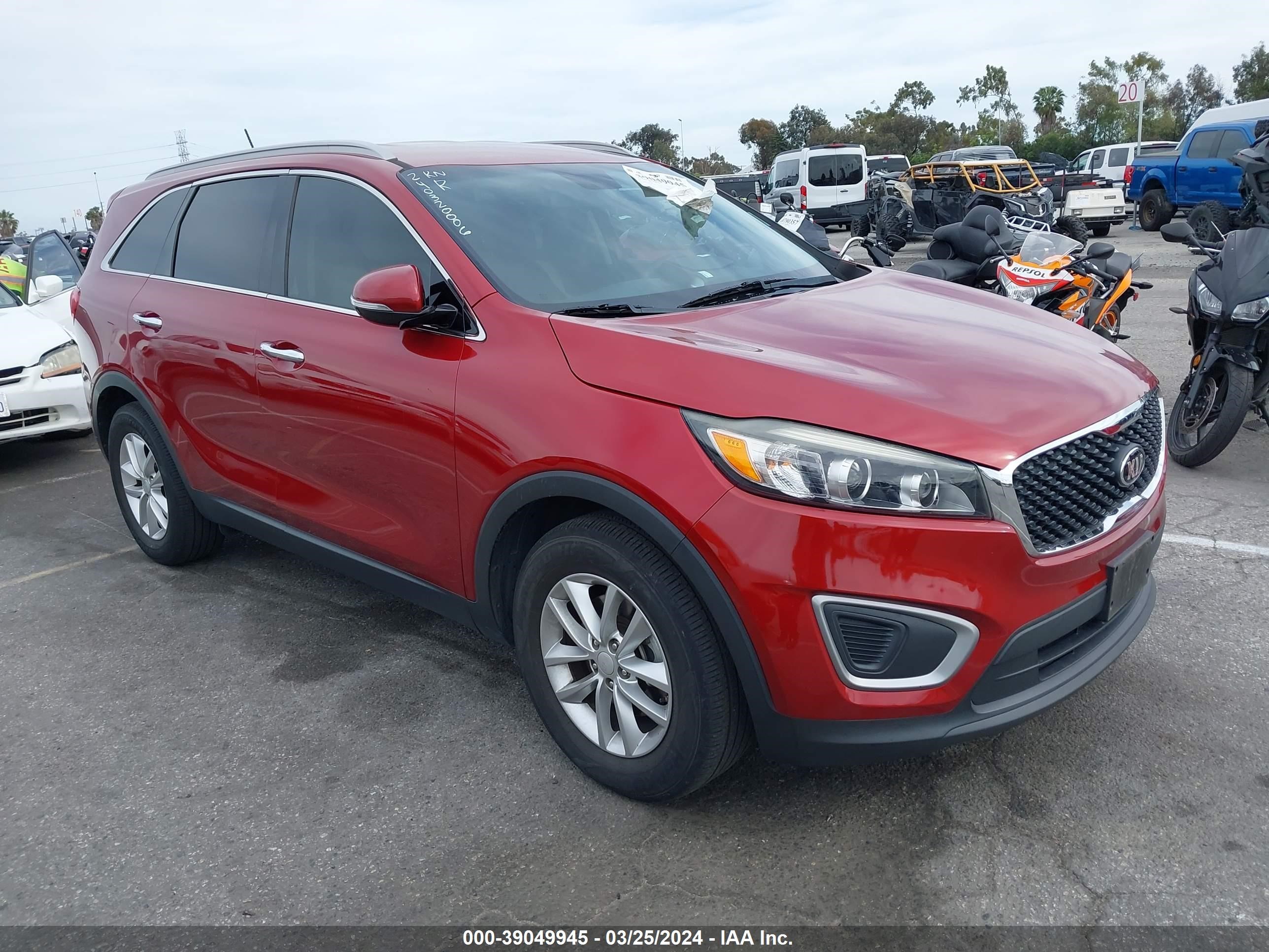 KIA SORENTO 2017 5xypg4a5xhg318340