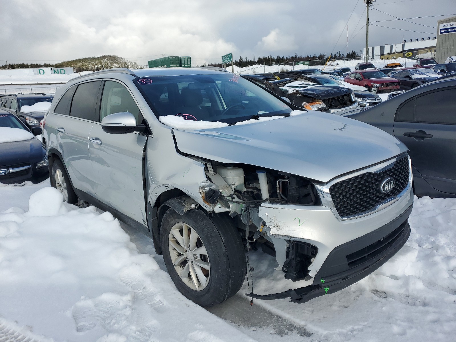 KIA SORENTO LX 2016 5xypgda10gg164118