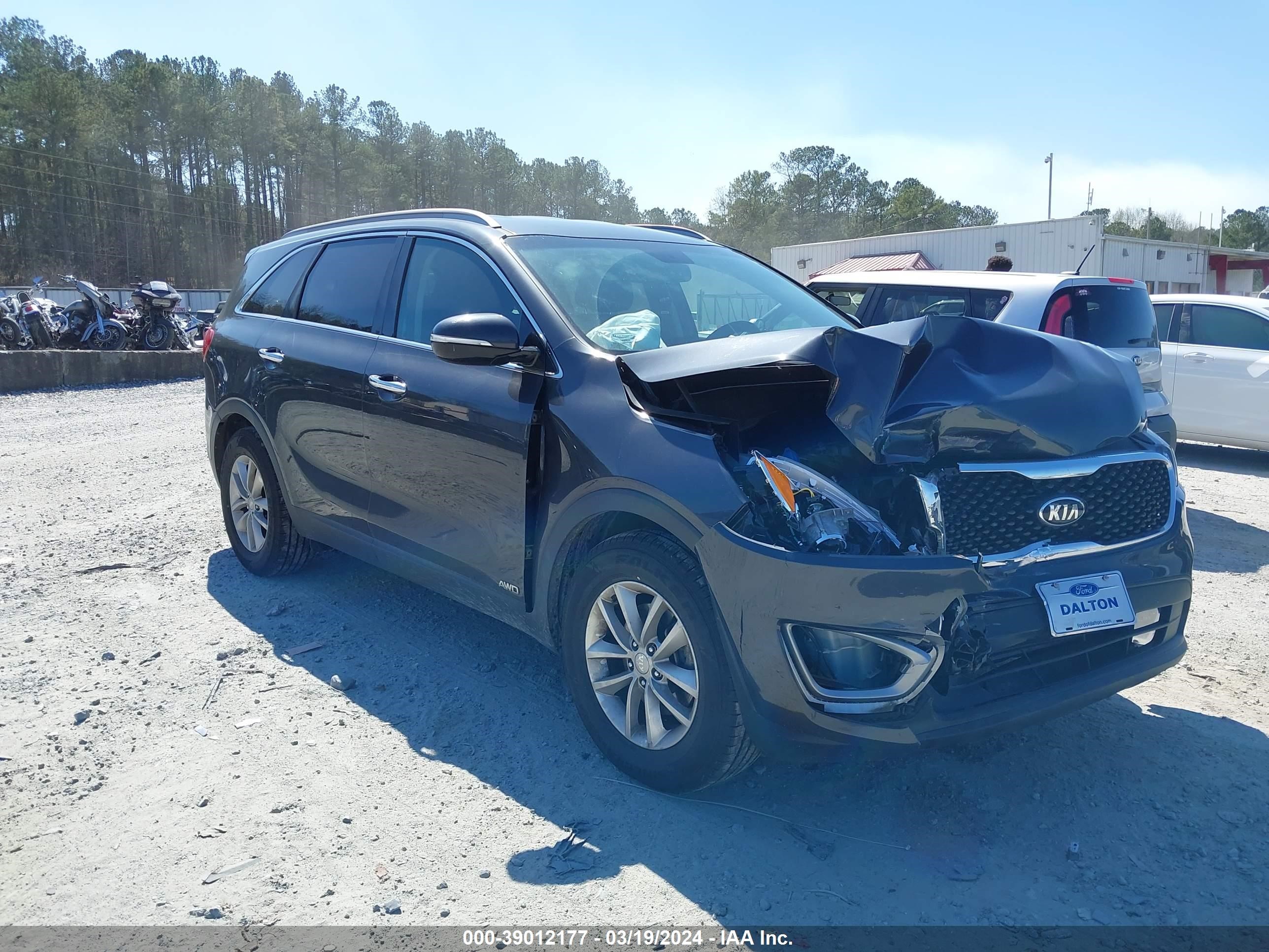 KIA SORENTO 2016 5xypgda30gg173273