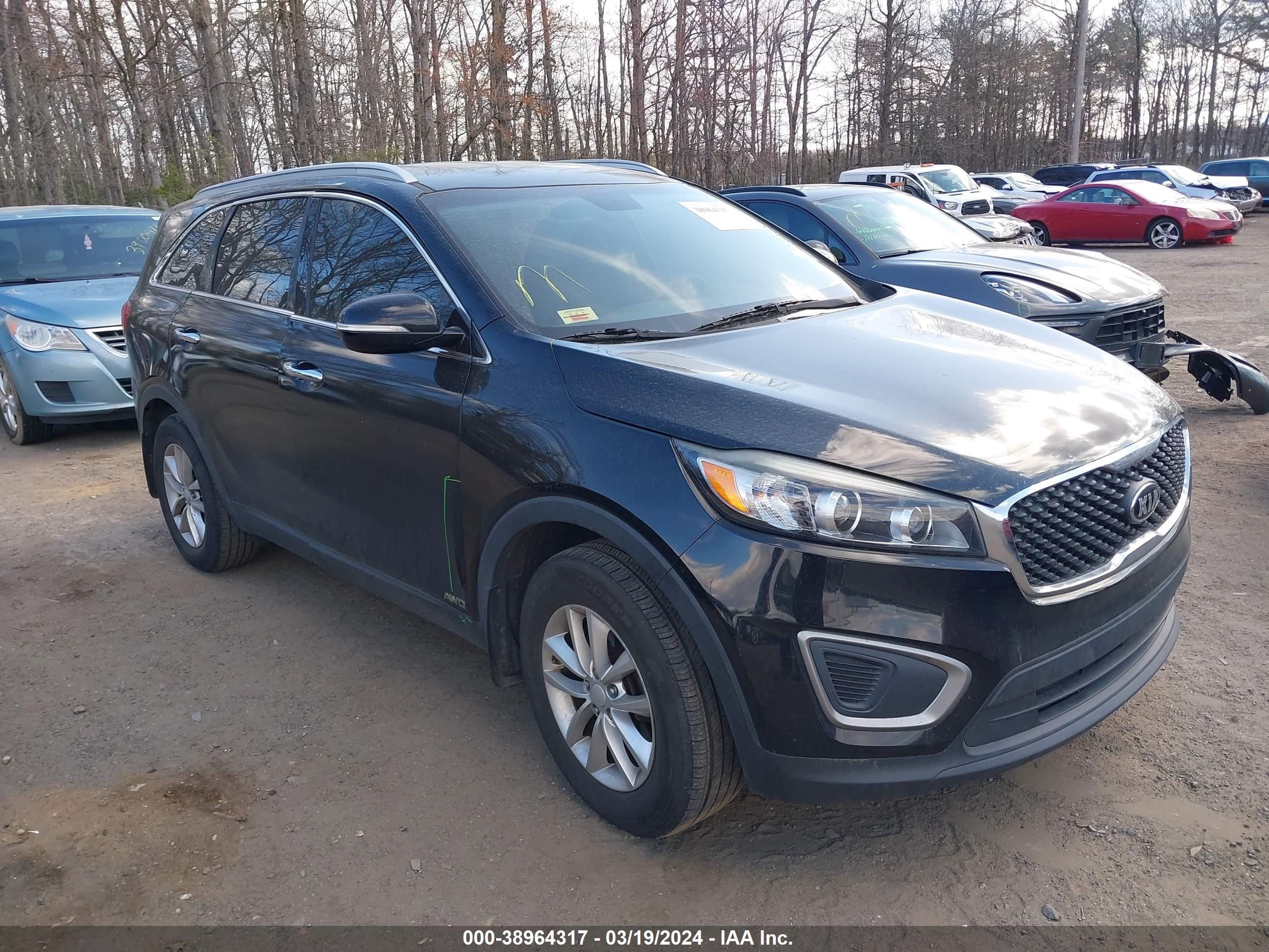 KIA SORENTO 2016 5xypgda33gg112662