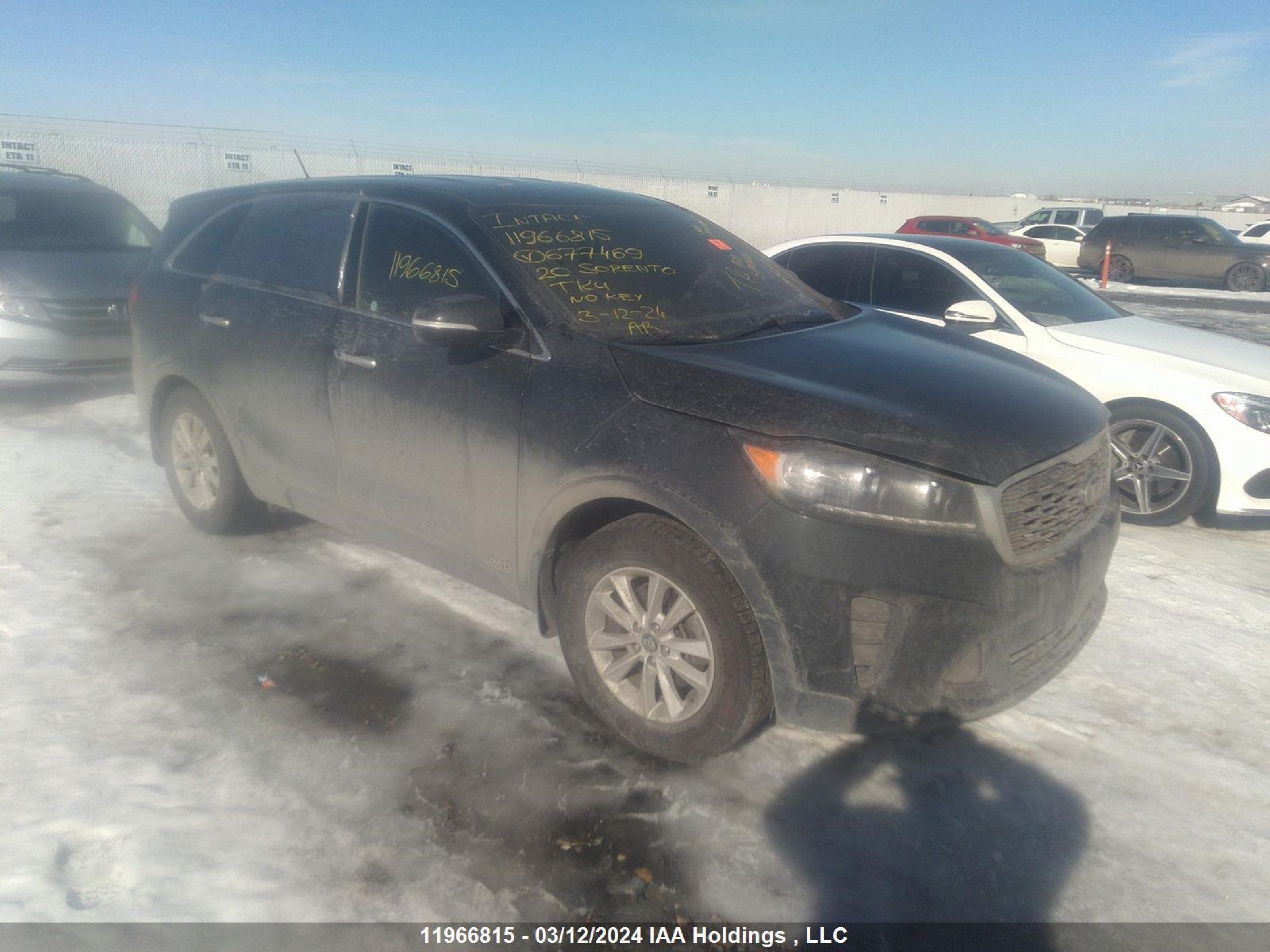 KIA SORENTO 2020 5xypgda33lg677469