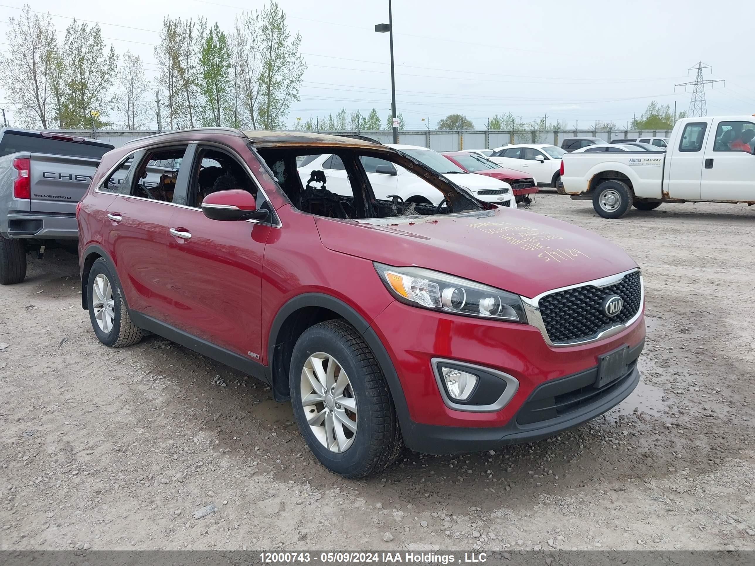 KIA SORENTO 2016 5xypgda35gg105700