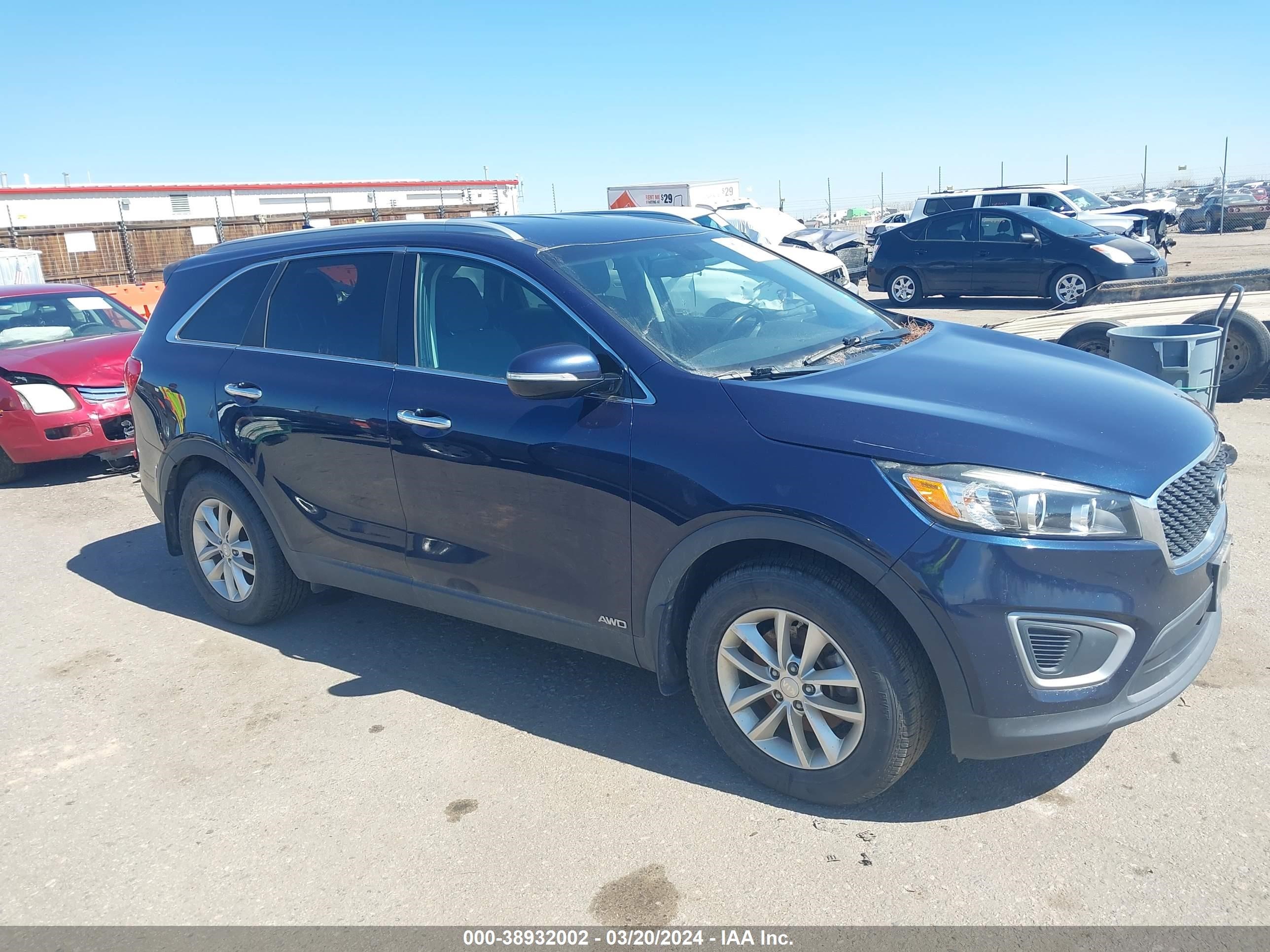 KIA SORENTO 2016 5xypgda37gg140528