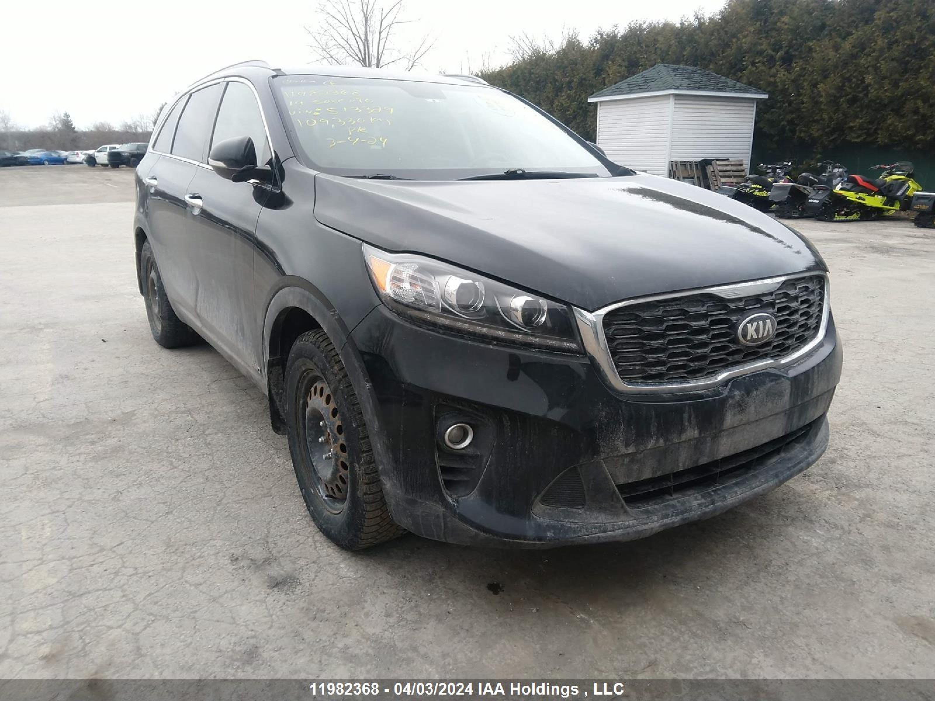 KIA SORENTO 2019 5xypgda51kg513329