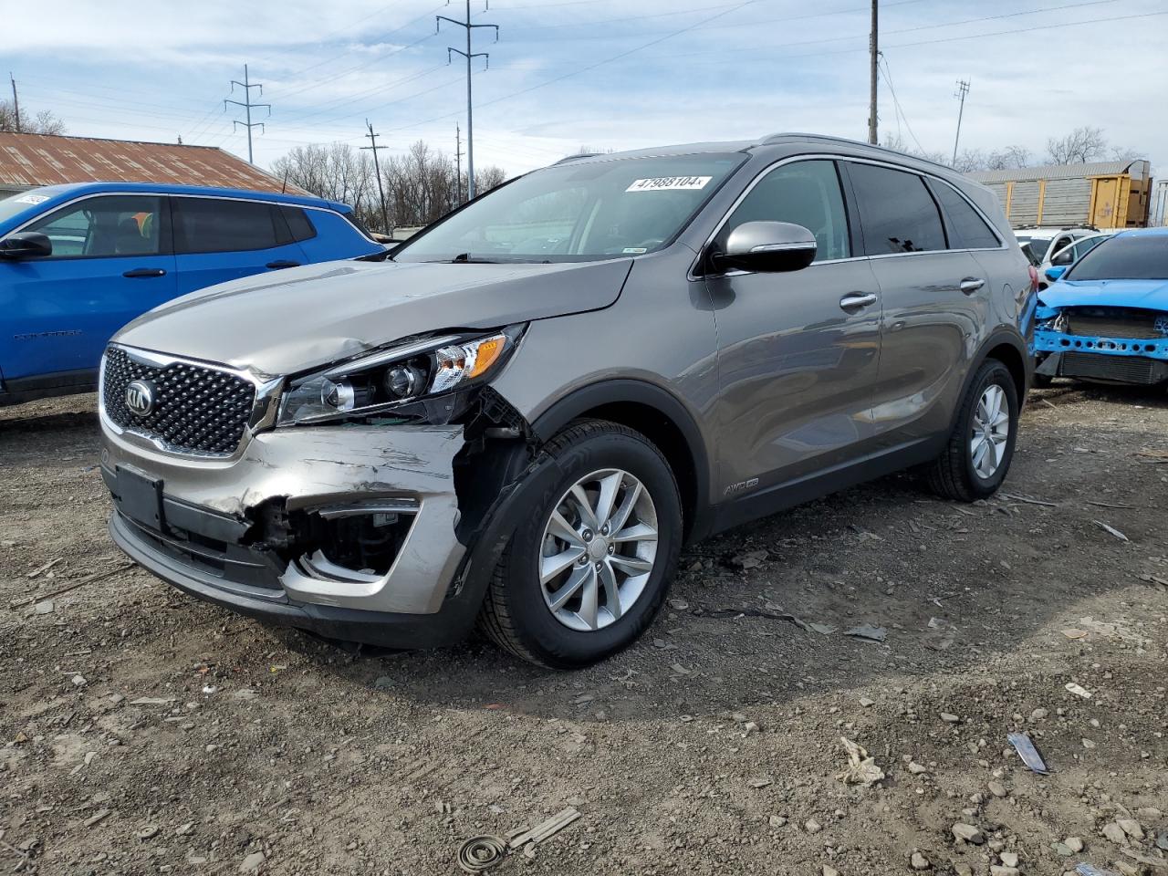 KIA SORENTO 2017 5xypgda52hg193513