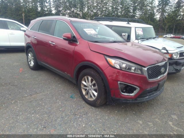 KIA SORENTO LX 2017 5xypgda54hg220677