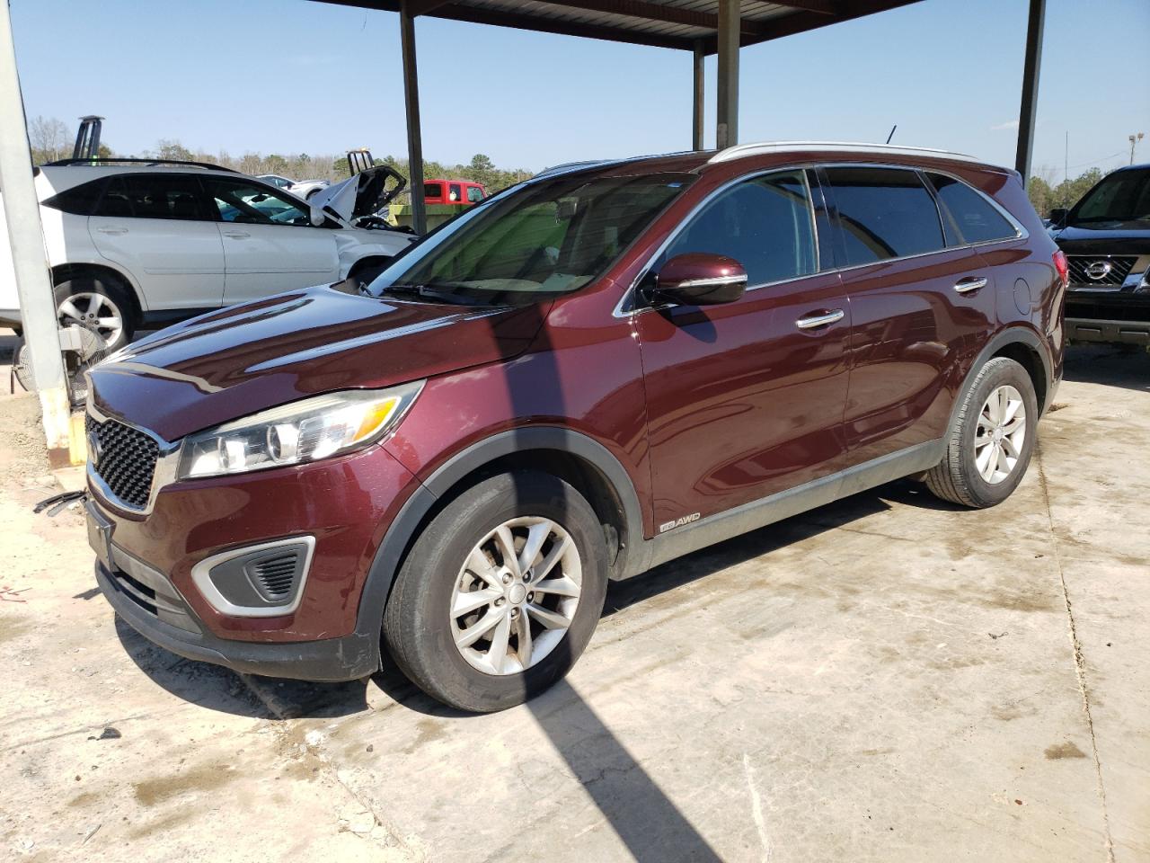 KIA SORENTO 2017 5xypgda55hg329441