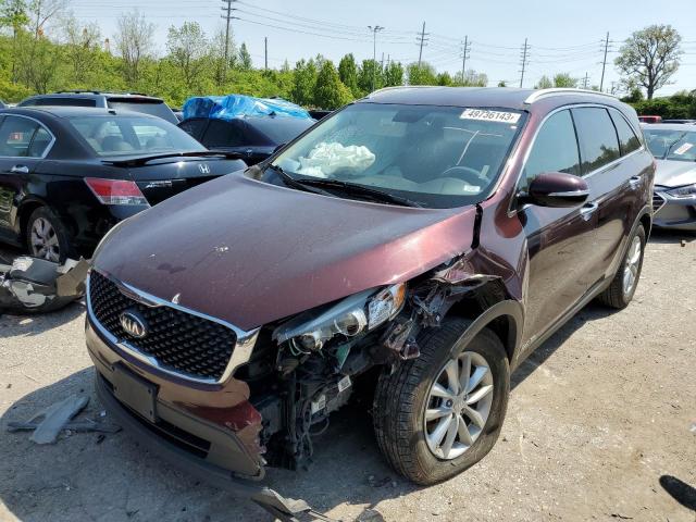 KIA SORENTO LX 2017 5xypgda56hg281514