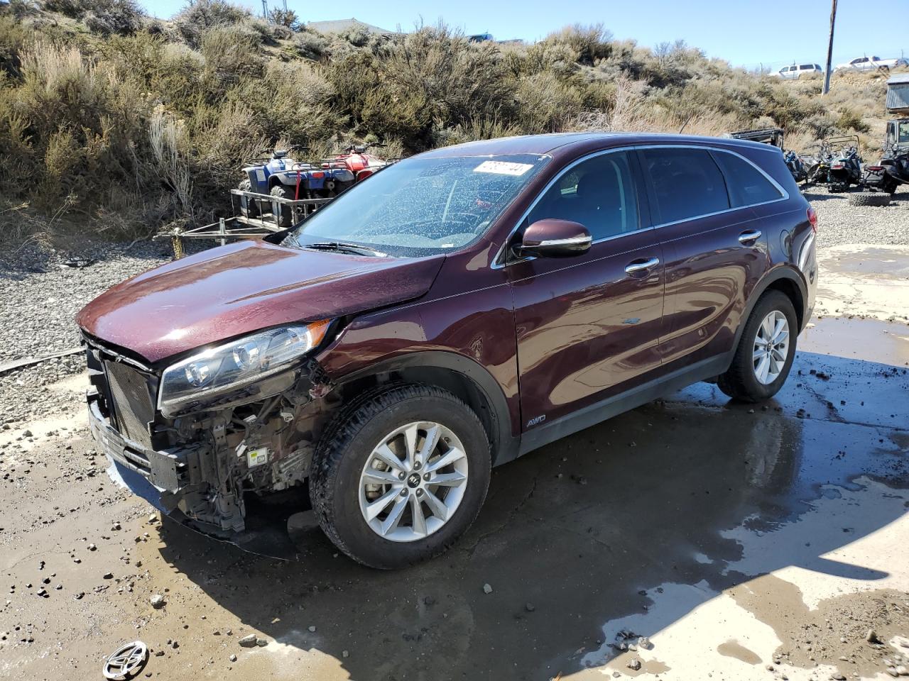 KIA SORENTO 2019 5xypgda56kg445576