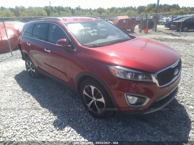 KIA SORENTO 2016 5xyph4a13gg186787