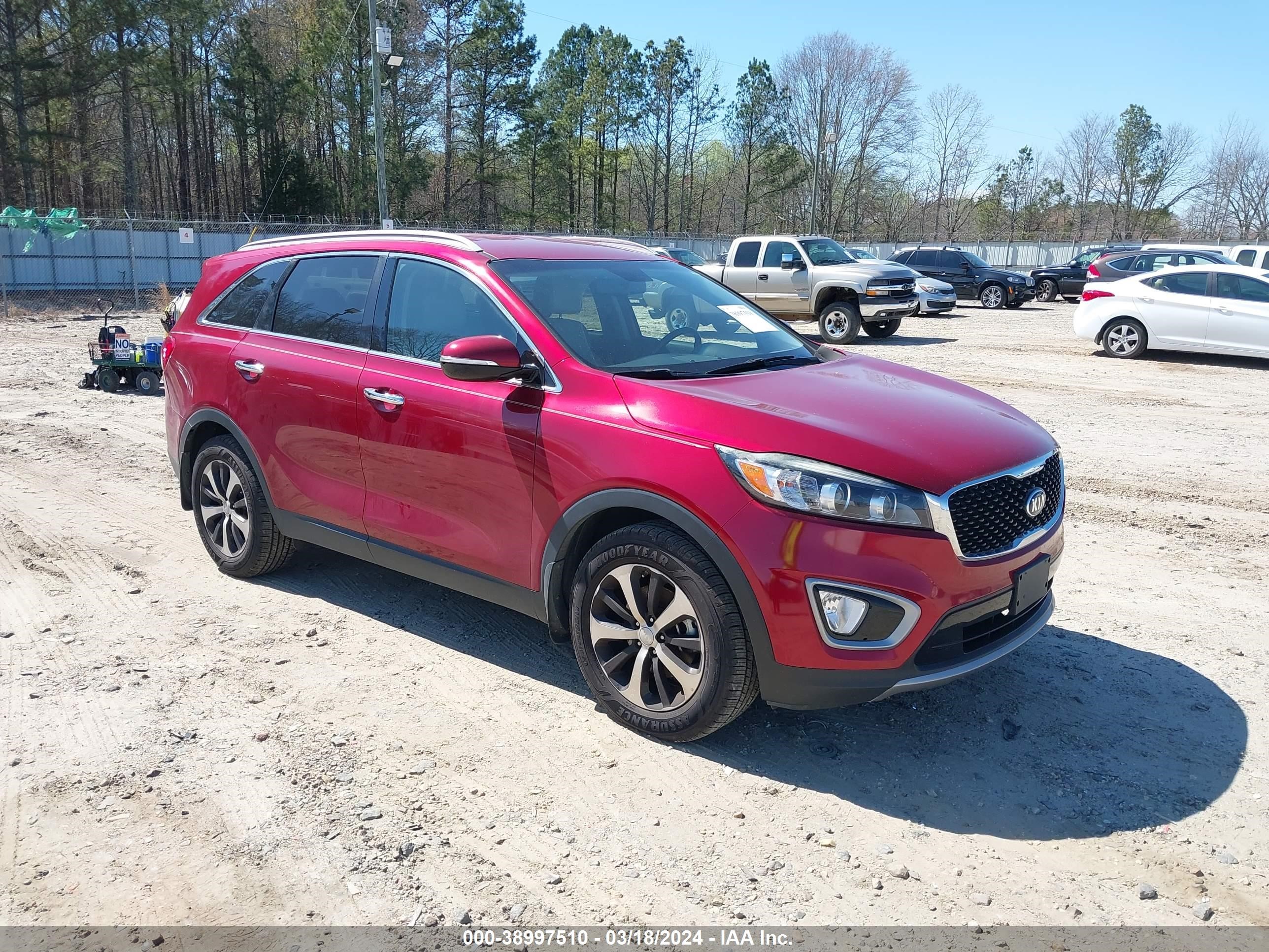 KIA SORENTO 2017 5xyph4a1xhg277413