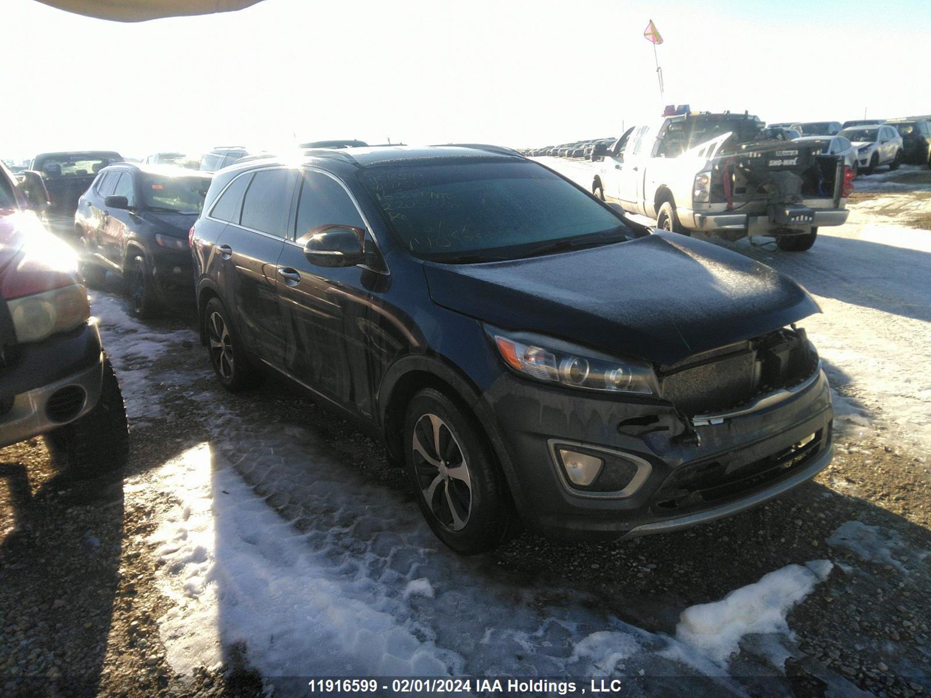 KIA SORENTO 2016 5xyphda10gg075338