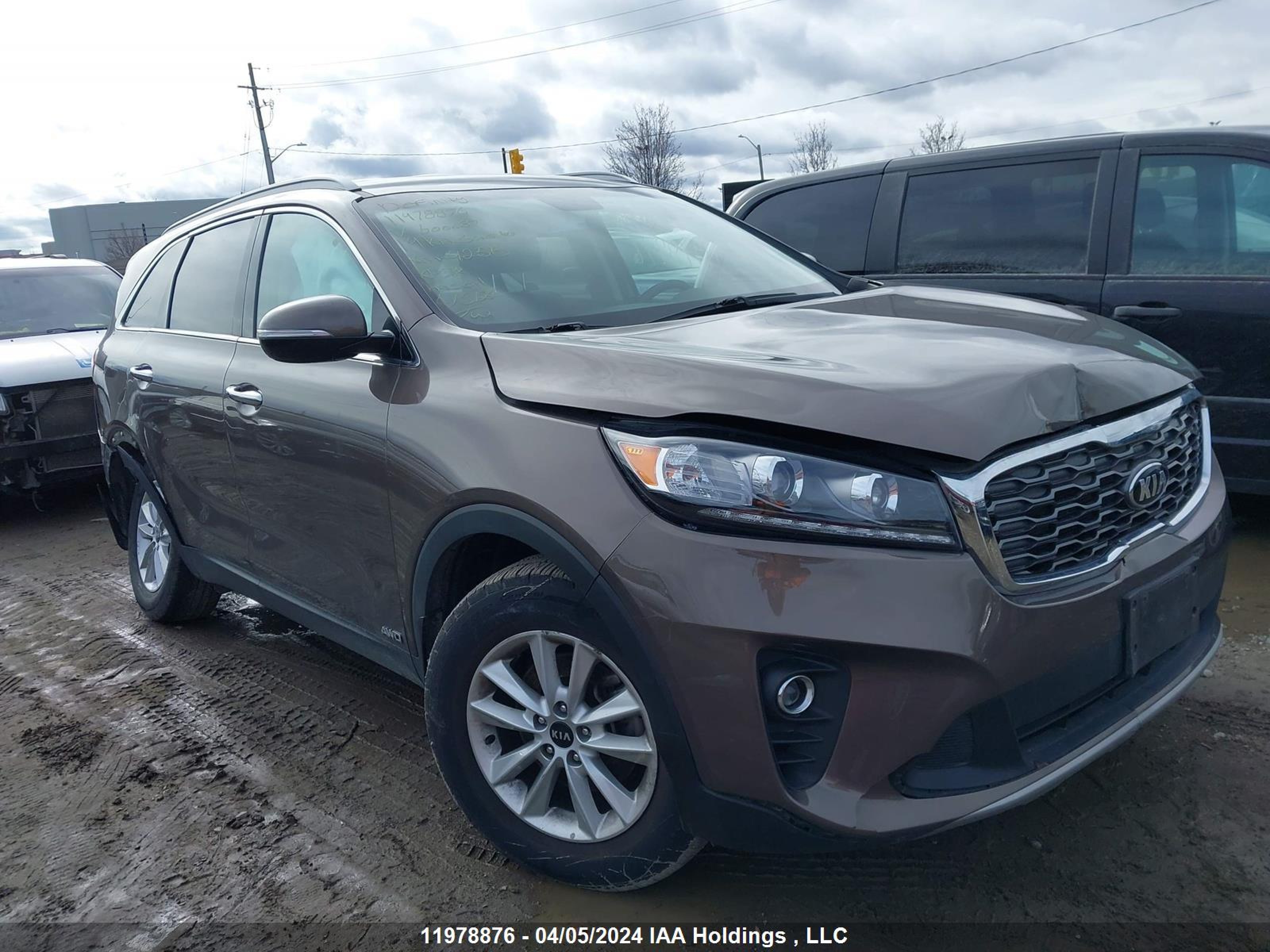 KIA SORENTO 2019 5xyphda36kg600087