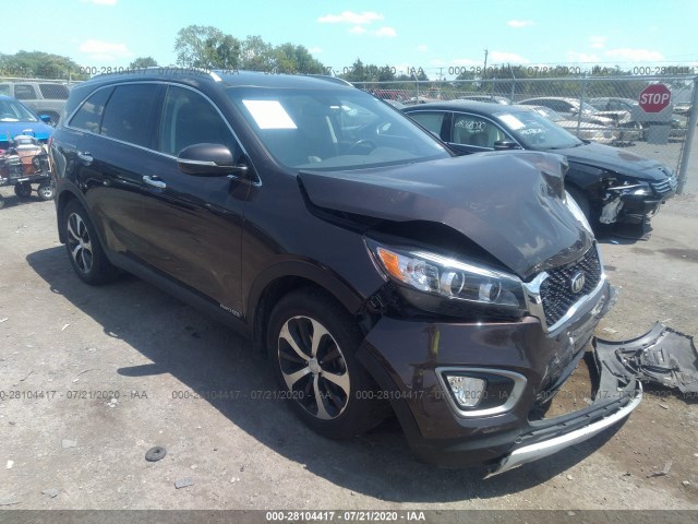 KIA SORENTO 2016 5xyphda50gg031651