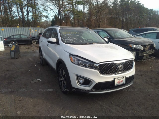 KIA SORENTO 2017 5xyphda50hg235836