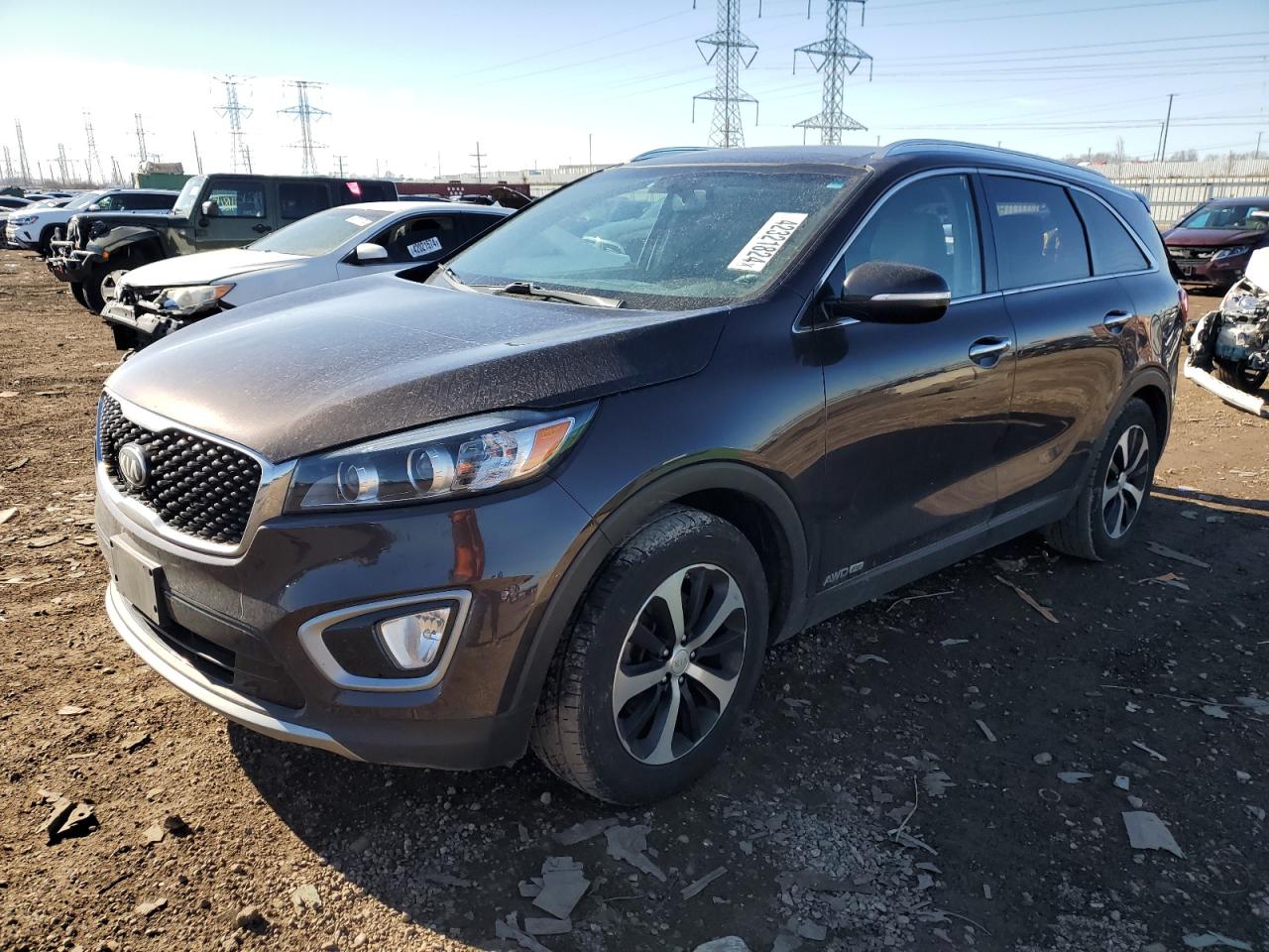 KIA SORENTO 2016 5xyphda51gg160238