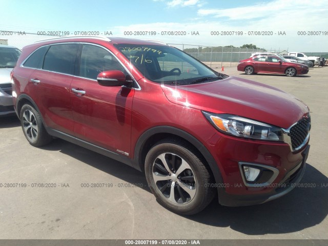 KIA SORENTO 2016 5xyphda52gg087574