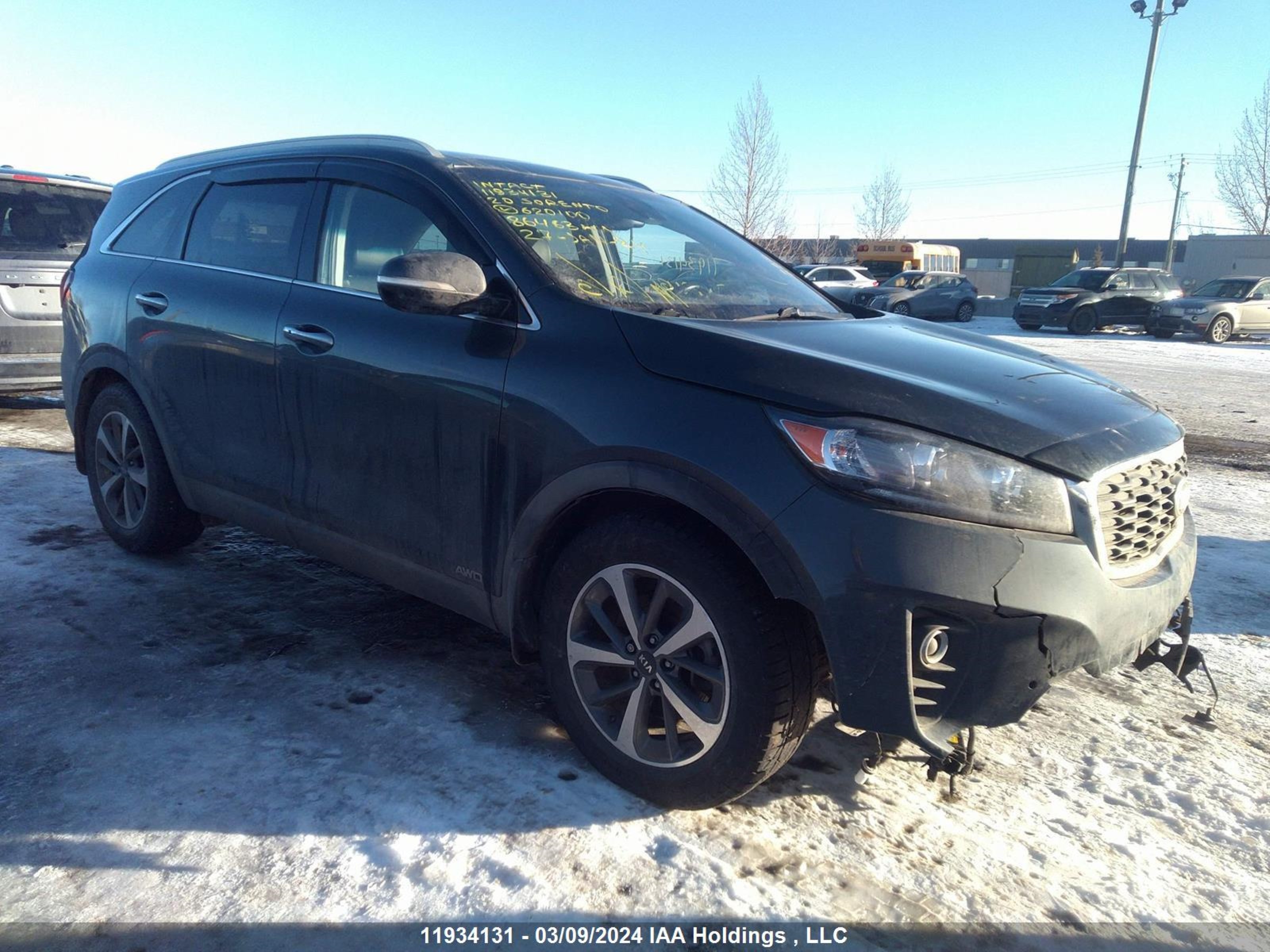 KIA SORENTO 2020 5xyphda52lg620100