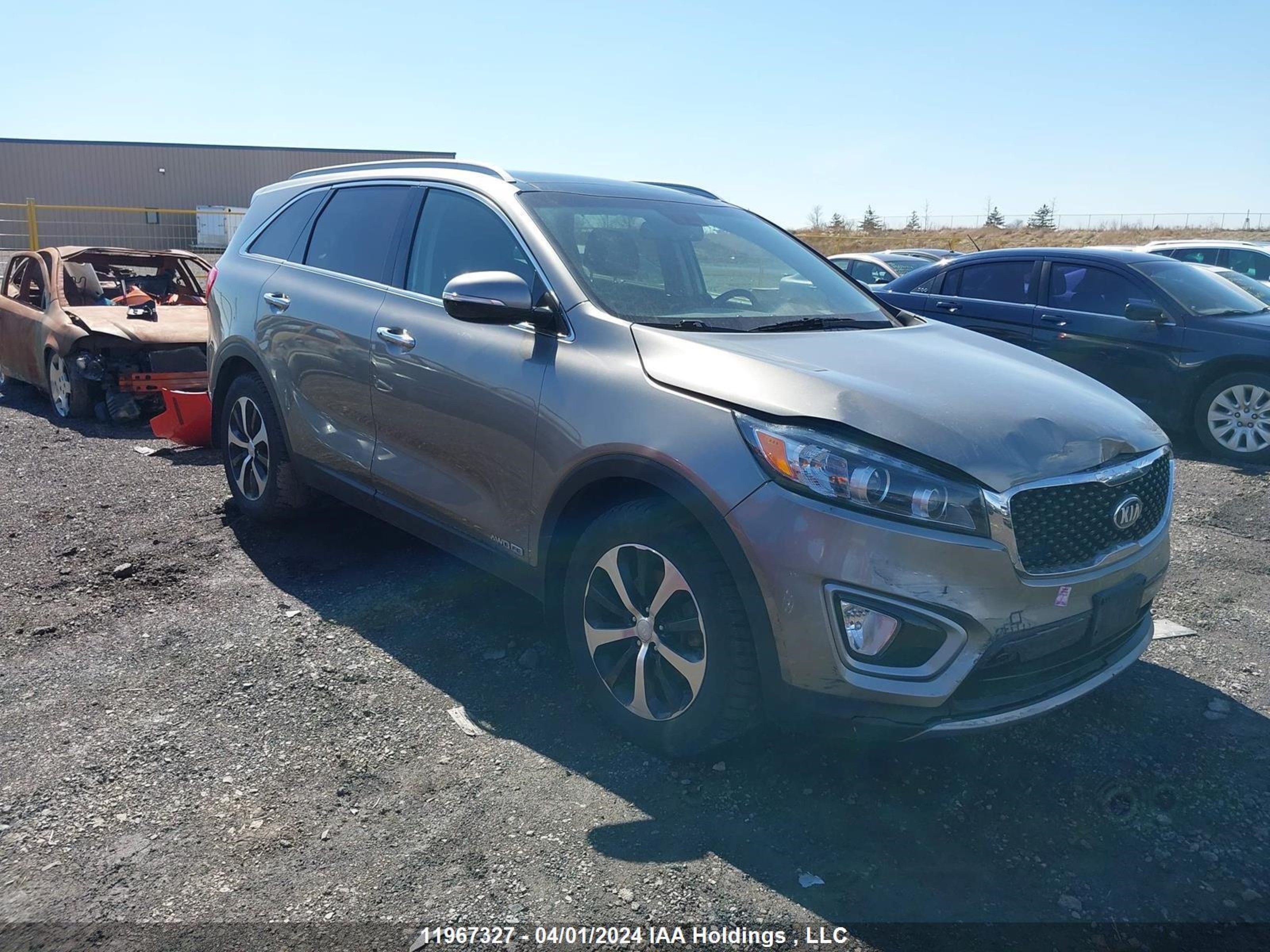 KIA SORENTO 2017 5xyphda53hg308214